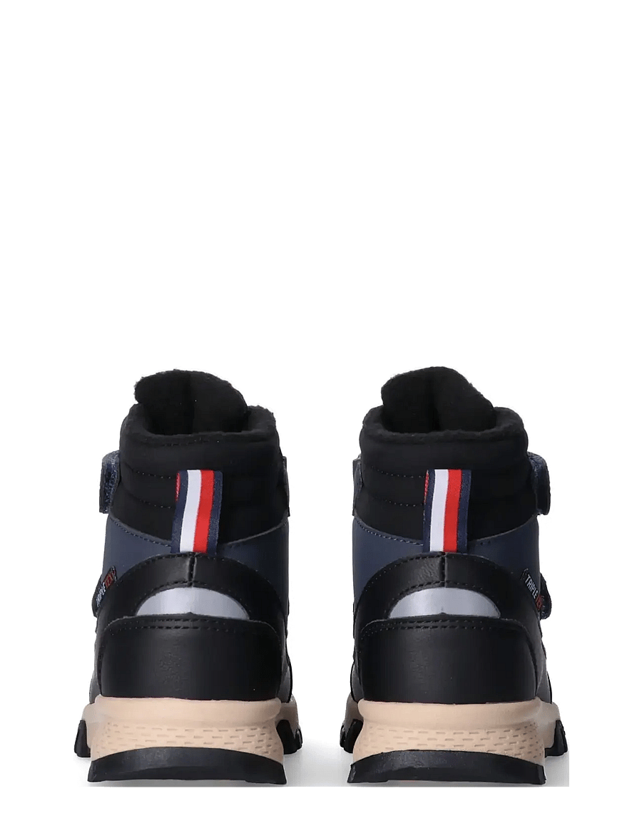 Tommy Hilfiger - TOMMY HILFIGER WINTER BOOTS TRIPLETEX TECHNOLOGY FLEECE LINING AND INSOLE - bottes d'hiver - black/blue - 4