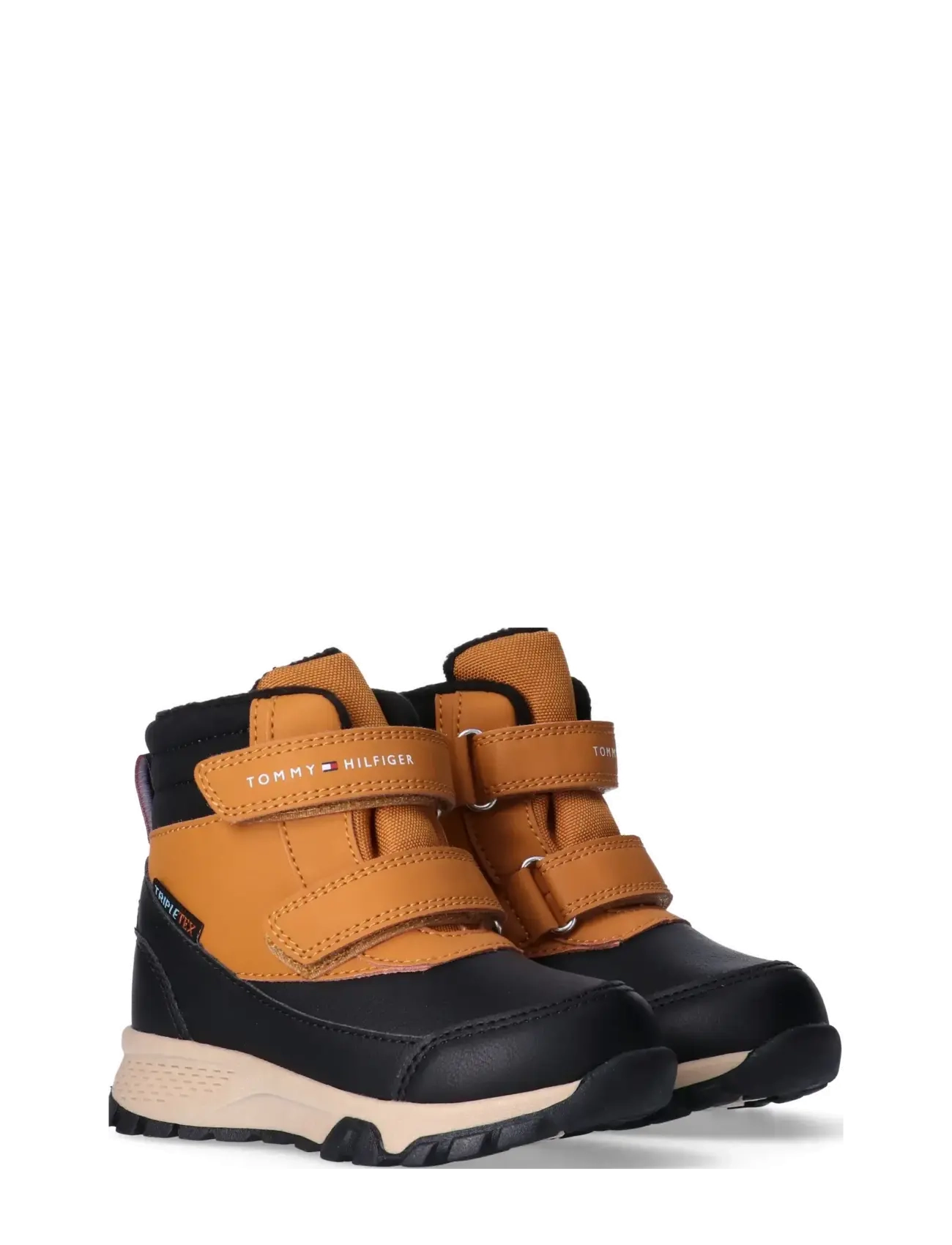 Tommy Hilfiger TOMMY HILFIGER WINTER BOOTS TRIPLETEX TECHNOLOGY FLEECE LINING AND INSOLE - Tommy Hilfiger - BLACK/OCHER / orange