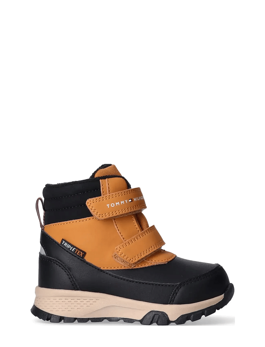 Tommy Hilfiger - TOMMY HILFIGER WINTER BOOTS TRIPLETEX TECHNOLOGY FLEECE LINING AND INSOLE - bottes d'hiver - black/ocher - 1