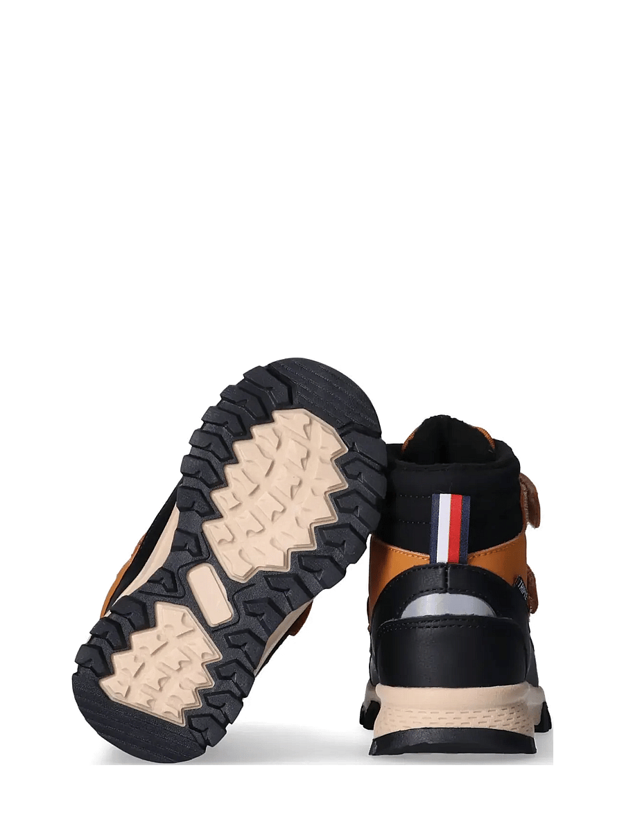 Tommy Hilfiger - TOMMY HILFIGER WINTER BOOTS TRIPLETEX TECHNOLOGY FLEECE LINING AND INSOLE - bottes d'hiver - black/ocher - 3