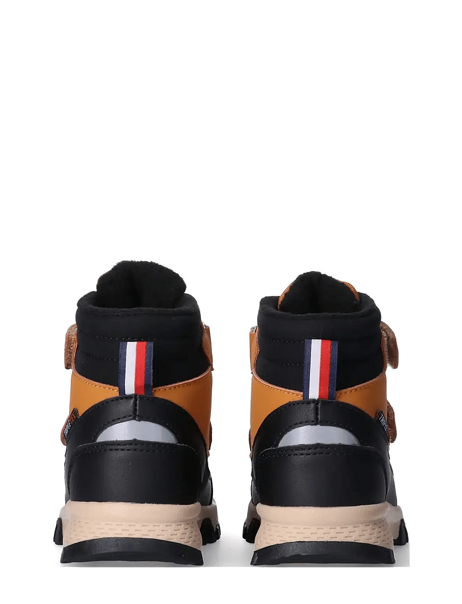 Tommy Hilfiger - TOMMY HILFIGER WINTER BOOTS TRIPLETEX TECHNOLOGY FLEECE LINING AND INSOLE - bottes d'hiver - black/ocher - 4
