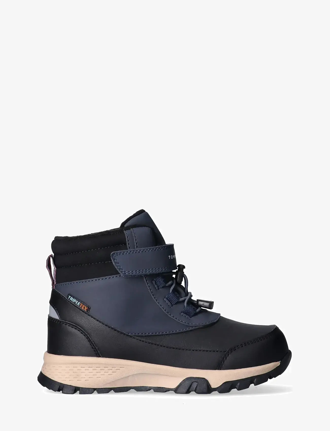 Tommy Hilfiger - TOMMY HILFIGER WINTER LACE UP BOOTIES FAUX LEATHER/NUBUCK - talvesaapad - black/blue - 1