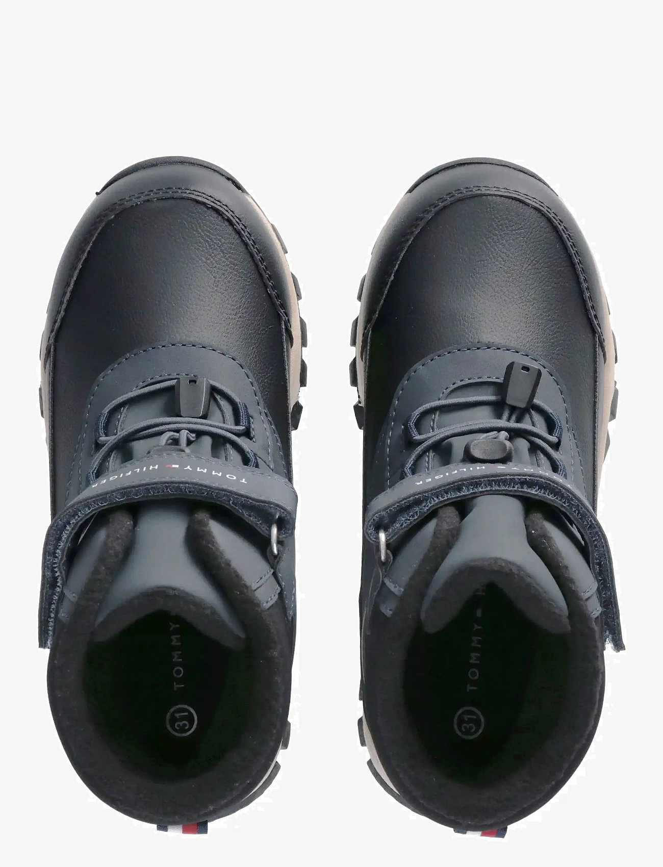 Tommy Hilfiger - TOMMY HILFIGER WINTER LACE UP BOOTIES FAUX LEATHER/NUBUCK - talvesaapad - black/blue - 2