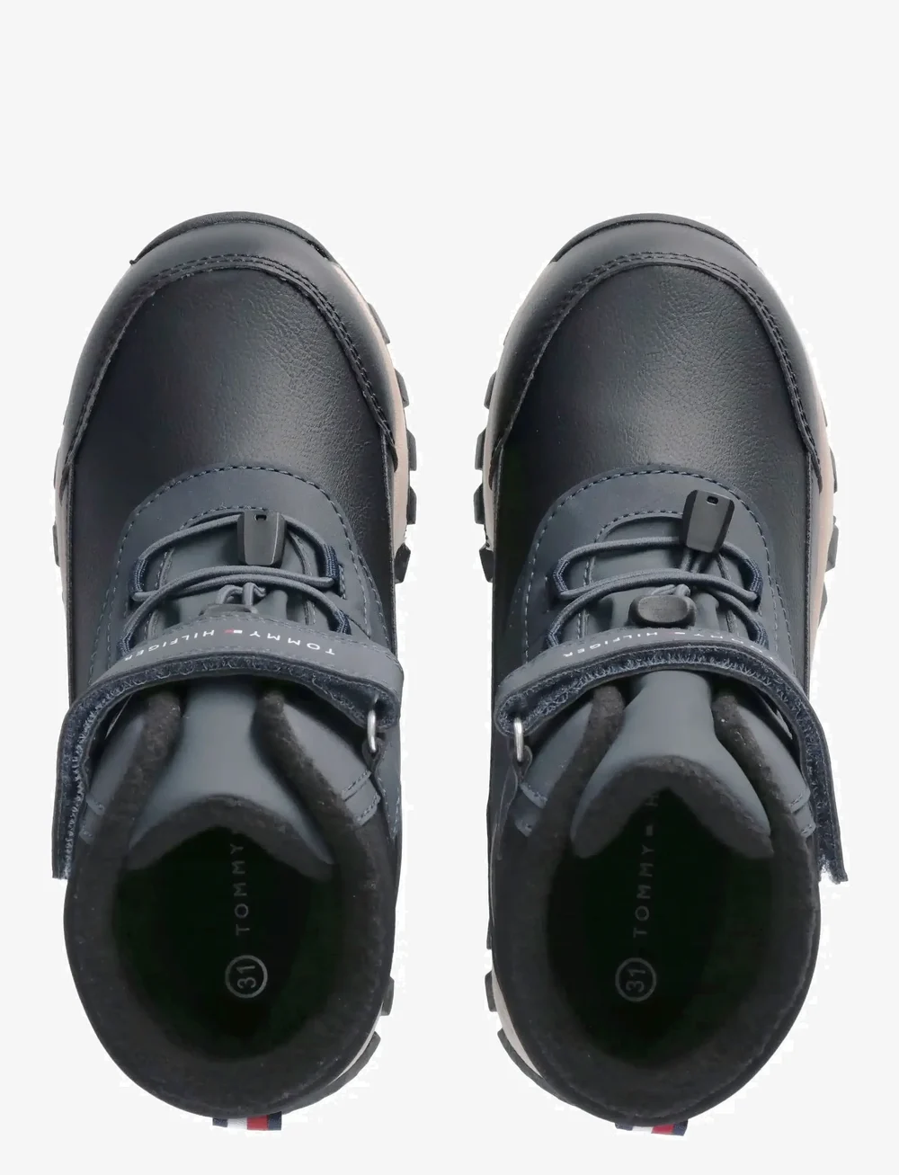 Tommy Hilfiger - TOMMY HILFIGER WINTER LACE UP BOOTIES FAUX LEATHER/NUBUCK - vinterstøvler - black/blue - 2