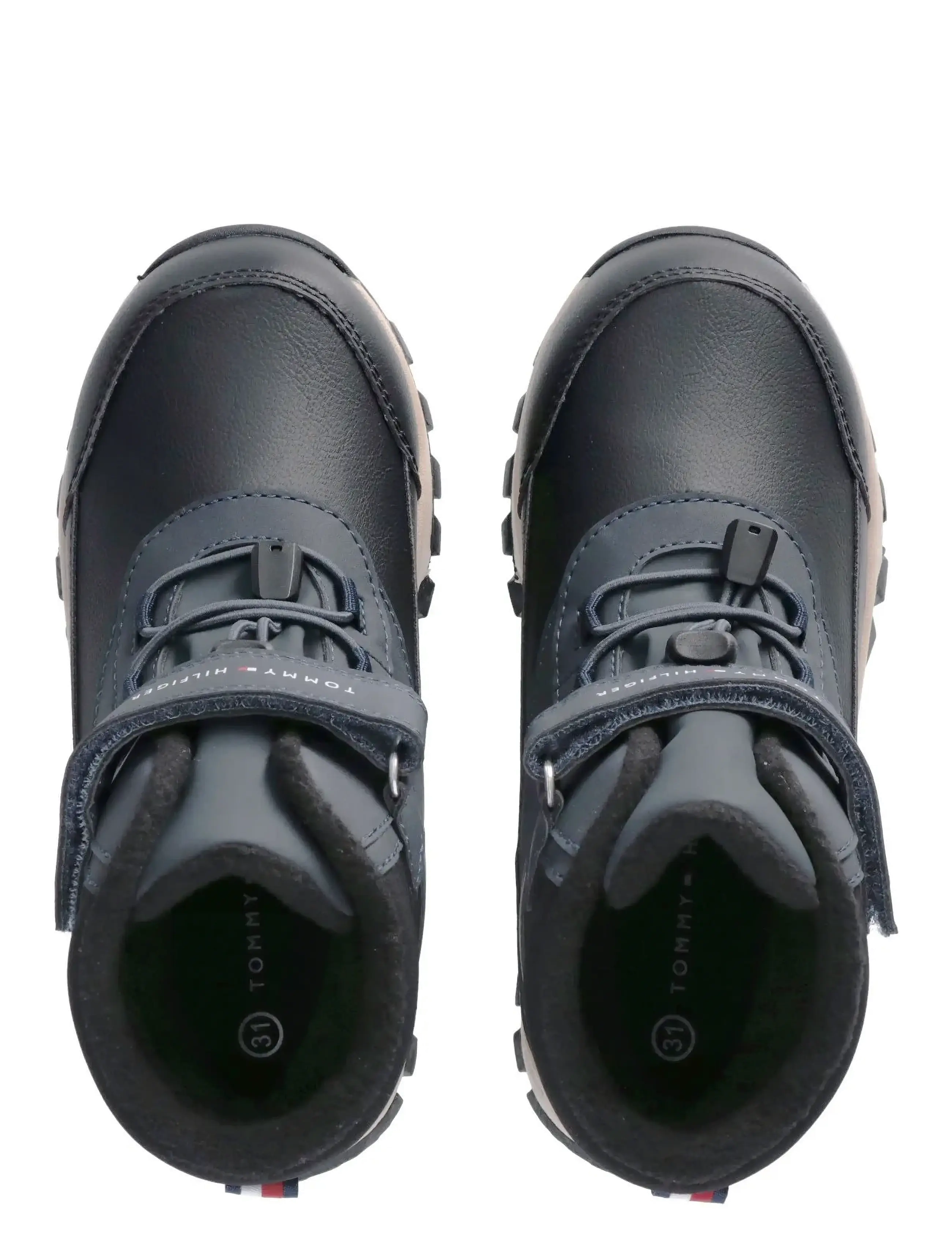 Tommy Hilfiger - TOMMY HILFIGER WINTER LACE UP BOOTIES FAUX LEATHER/NUBUCK - bottes d'hiver - black/blue - 2