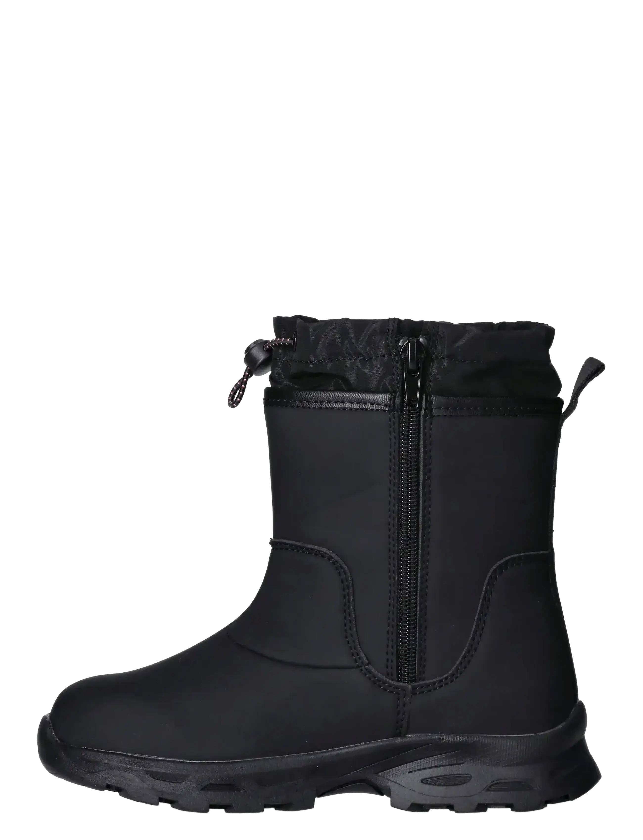 Tommy Hilfiger - TOMMY HILFIGER BOOTIES FAUX LEATHER/NYLON FABRIC - bottes d'hiver - black - 2