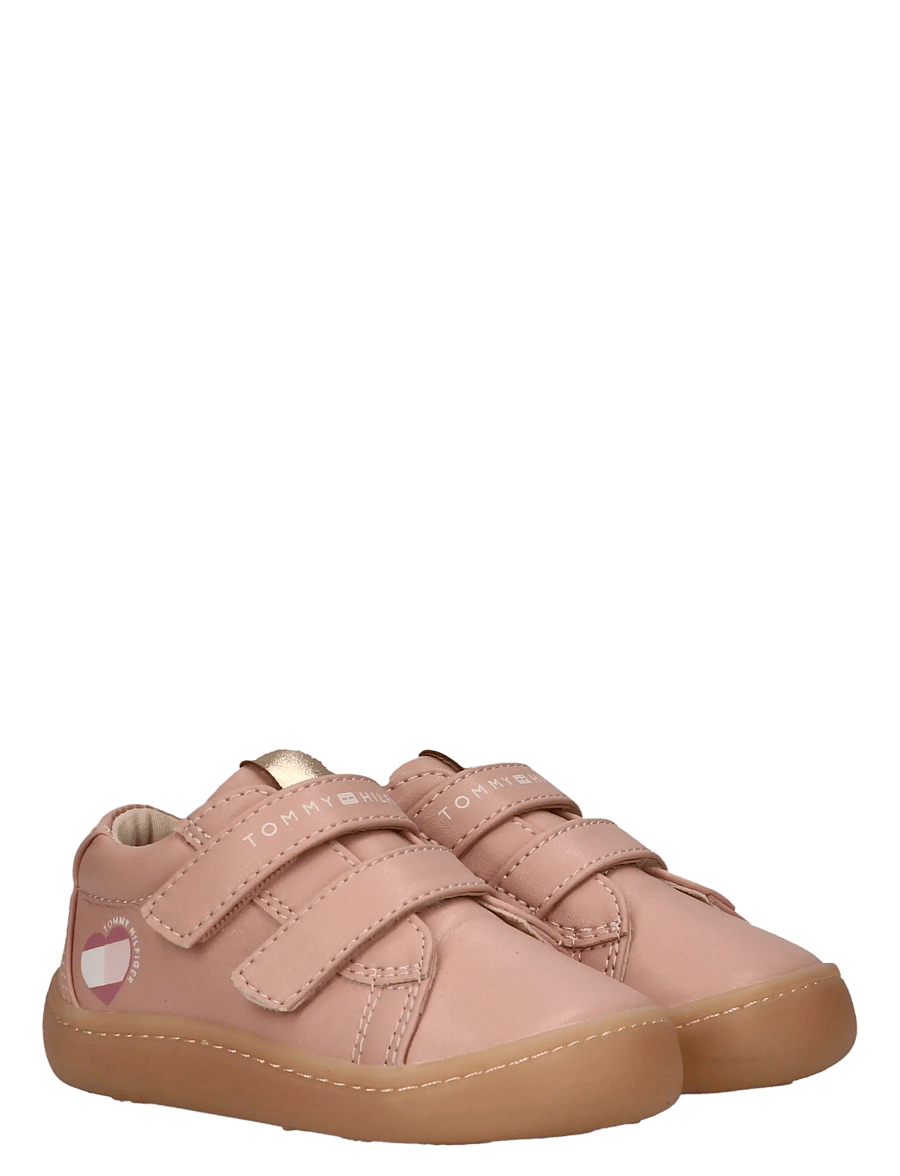 Tommy Hilfiger - MID CUT VELCRO SNEAKER NUDE - niedriger schnitt - nude - 0