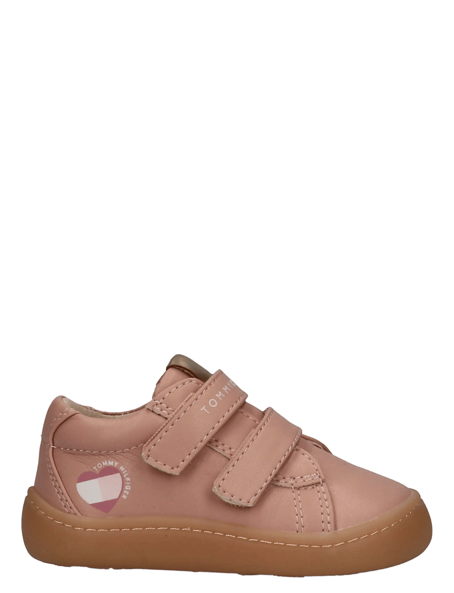 Tommy Hilfiger - MID CUT VELCRO SNEAKER NUDE - niedriger schnitt - nude - 1
