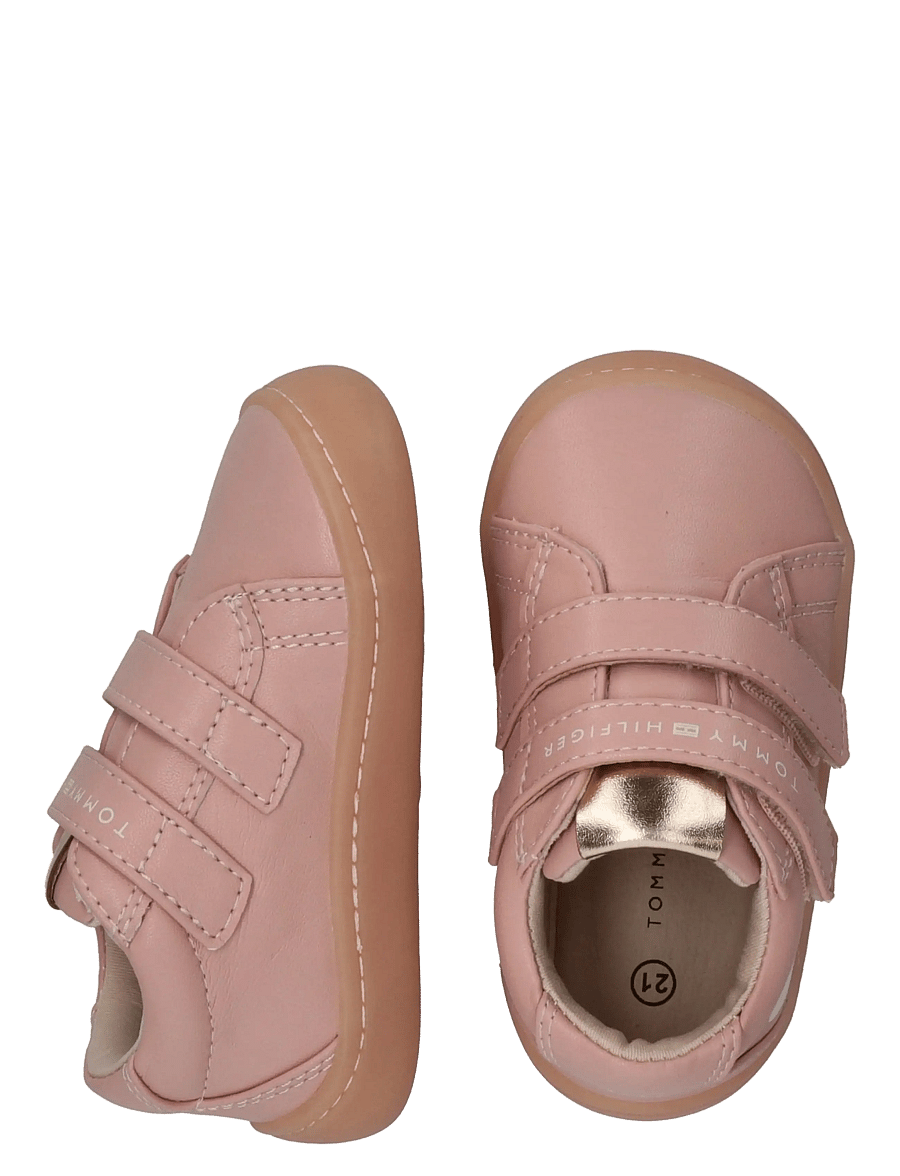 Tommy Hilfiger - MID CUT VELCRO SNEAKER NUDE - niedriger schnitt - nude - 4