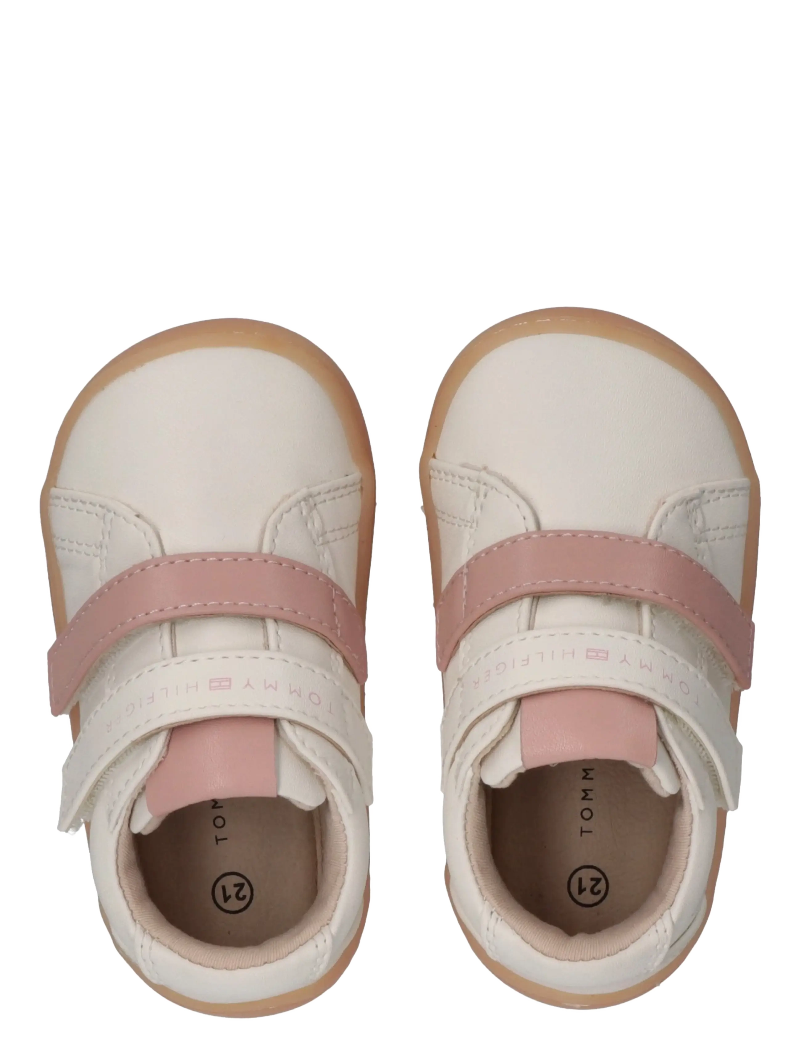 Tommy Hilfiger - MID CUT VELCRO SNEAKER NUDE - lágir strigaskór - off white/pink - 2