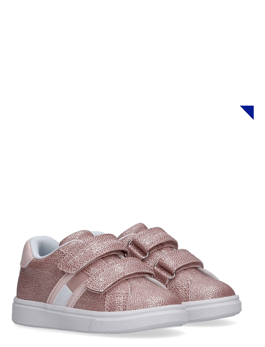Tommy Hilfiger - TOMMY HILFIGER FLAG LOW CUT VELCRO SNEAKER - baskets basses - pink - 0
