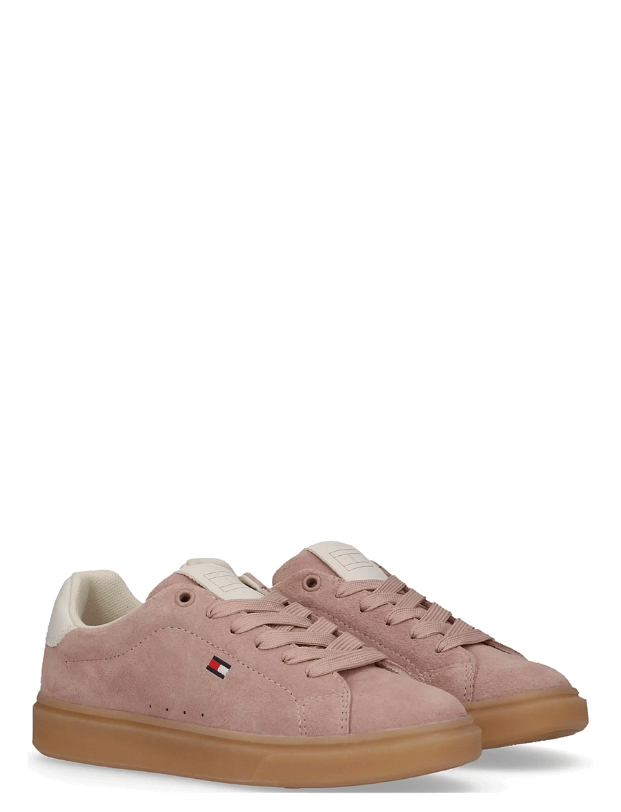 Tommy Hilfiger - TOMMY HILFIGER LOW CUT LACE-UP SNEAKER - lave sneakers - nude/off white - 0