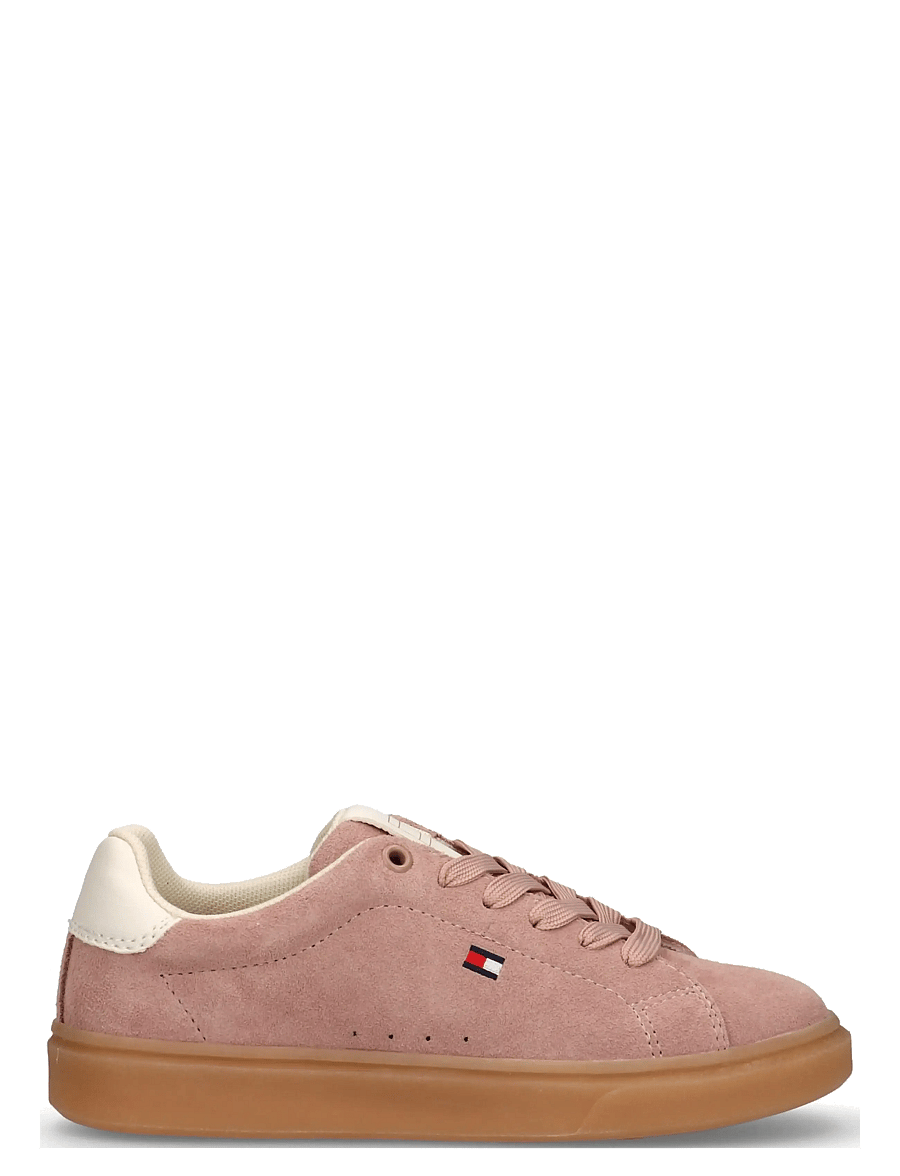 Tommy Hilfiger - TOMMY HILFIGER LOW CUT LACE-UP SNEAKER - lave sneakers - nude/off white - 1