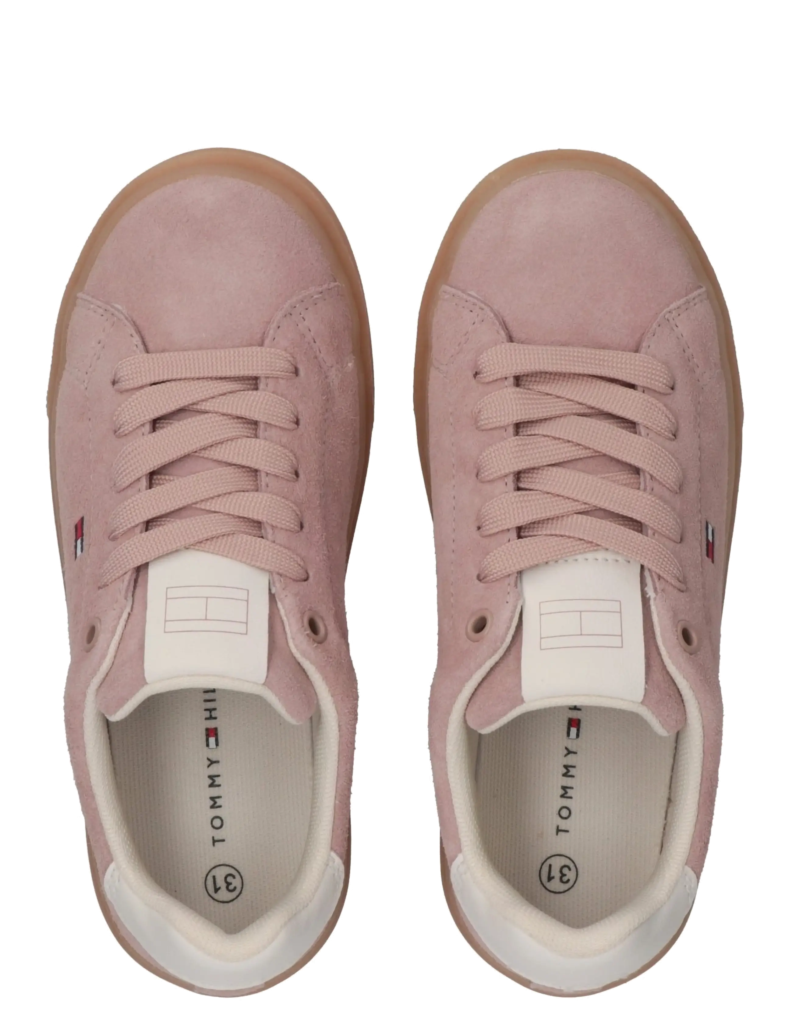 Tommy Hilfiger - TOMMY HILFIGER LOW CUT LACE-UP SNEAKER - baskets basses - nude/off white - 2