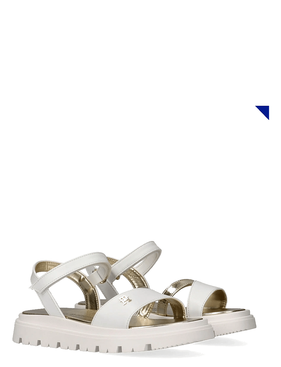 Tommy Hilfiger - TOMMY HILFIGER SANDAL - sandaalid - white/platinum - 0