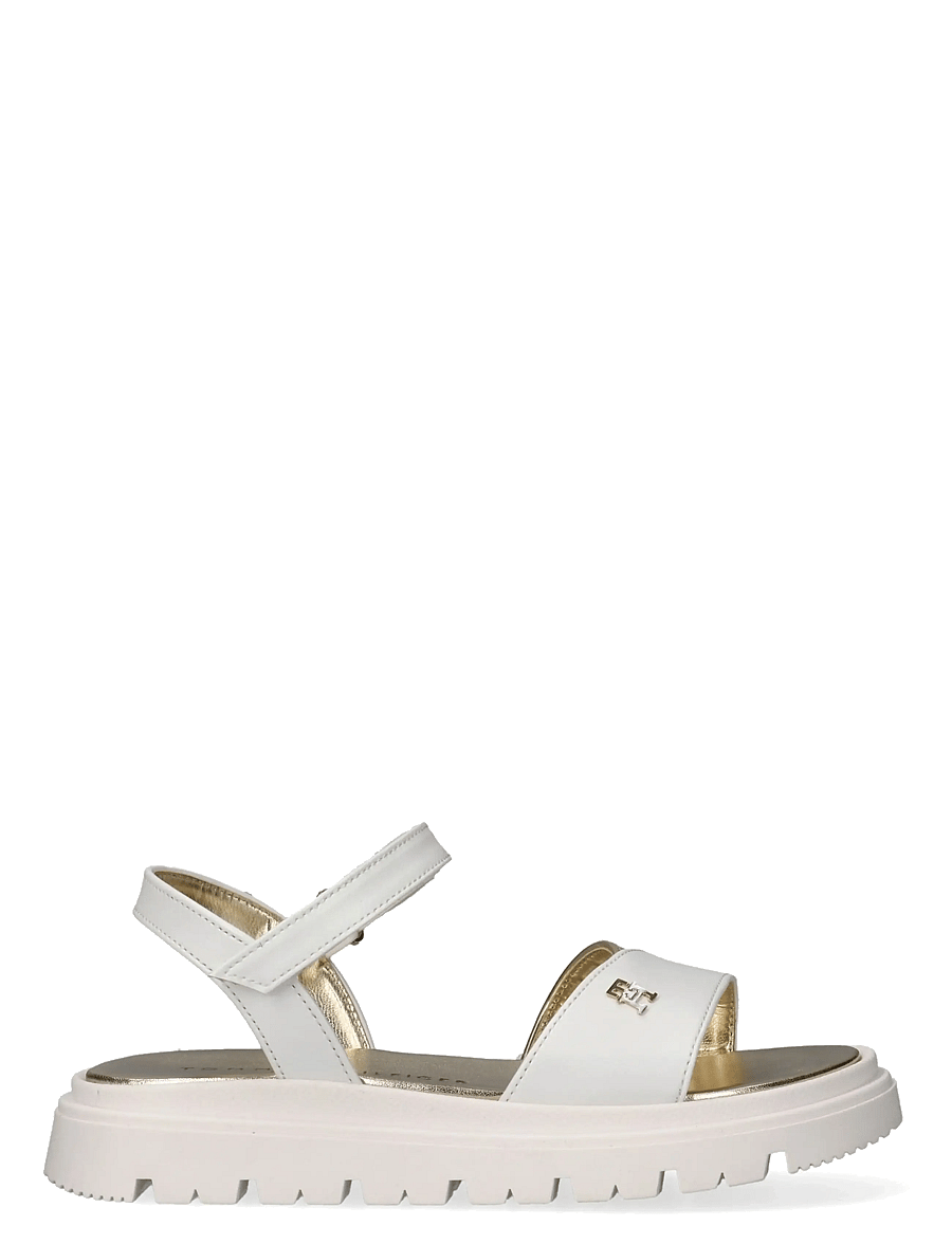 Tommy Hilfiger - TOMMY HILFIGER SANDAL - sandaalid - white/platinum - 1