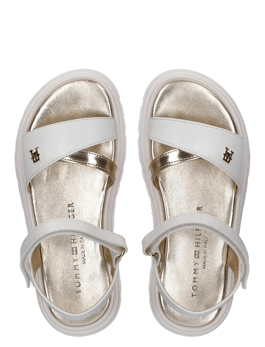Tommy Hilfiger - TOMMY HILFIGER SANDAL - sandaalid - white/platinum - 2