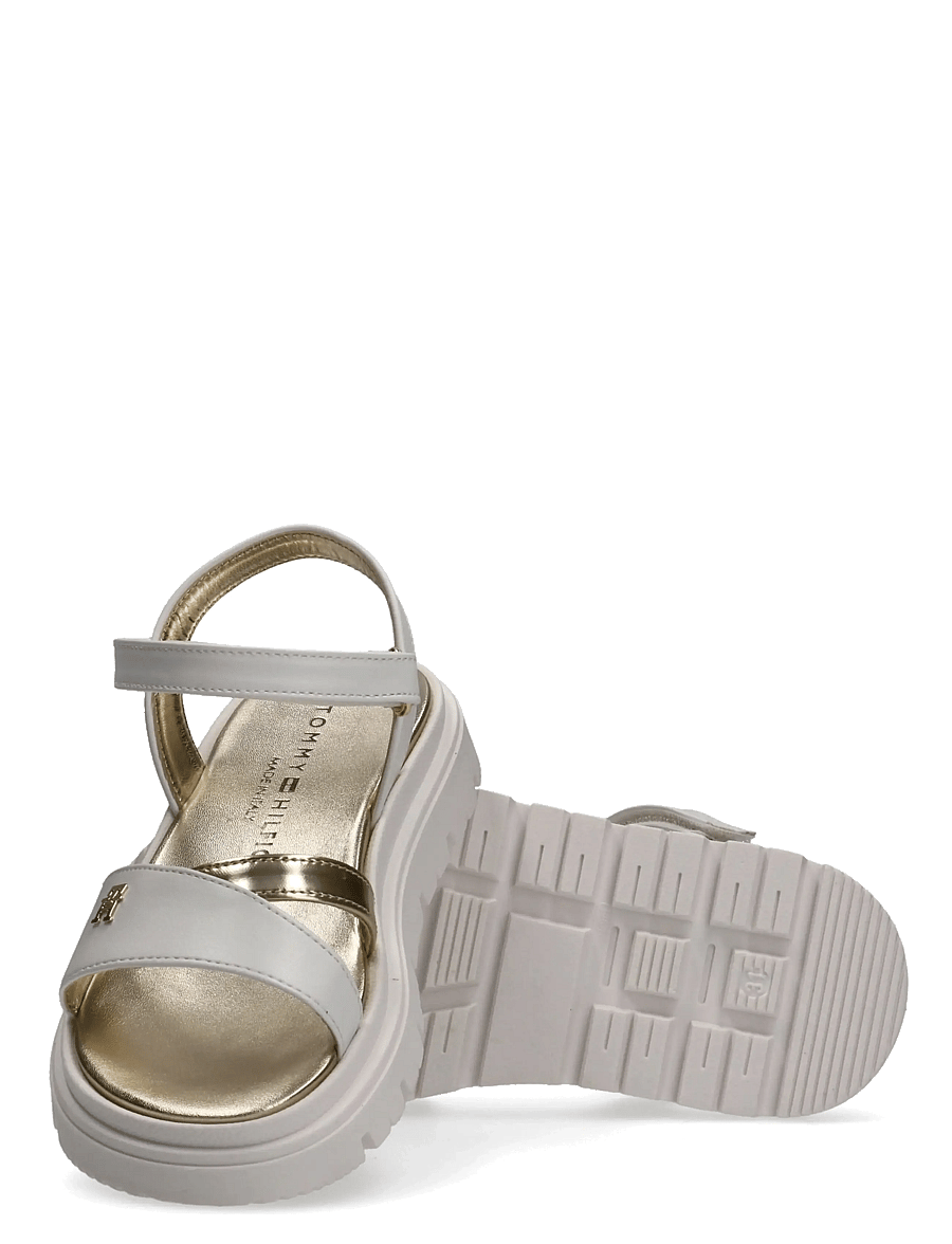 Tommy Hilfiger - TOMMY HILFIGER SANDAL - sandaalid - white/platinum - 3