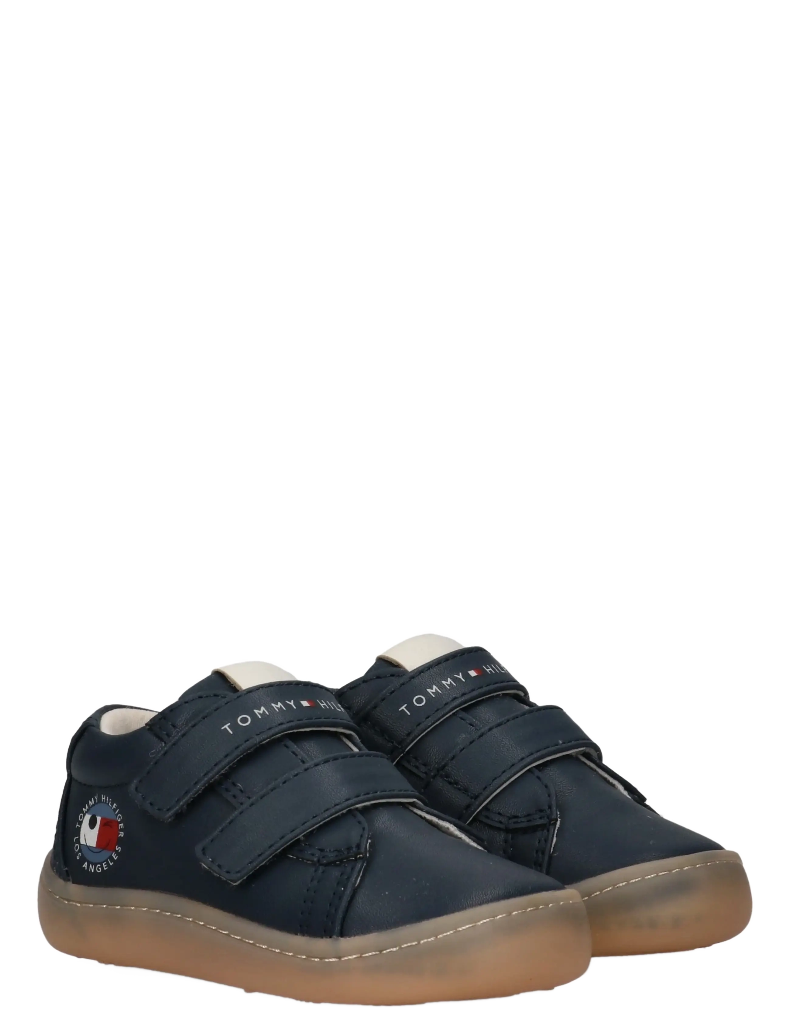 Tommy Hilfiger Mid Cut Velcro Sneaker Nude, 25, Navy, Sneakers > Sneakers Med Lav Top, Børn