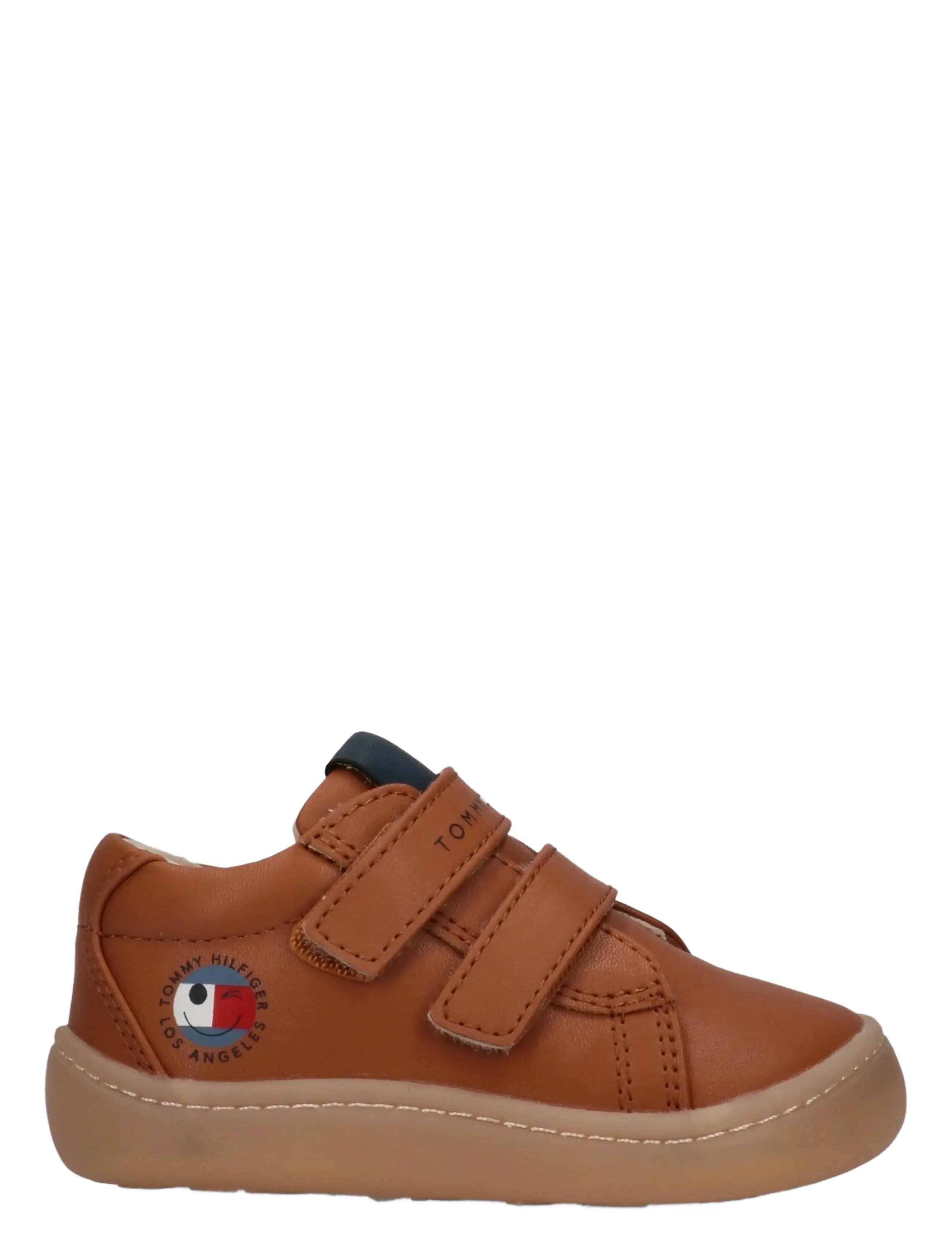 Tommy Hilfiger - MID CUT VELCRO SNEAKER NUDE - lave sneakers - tobacco - 1