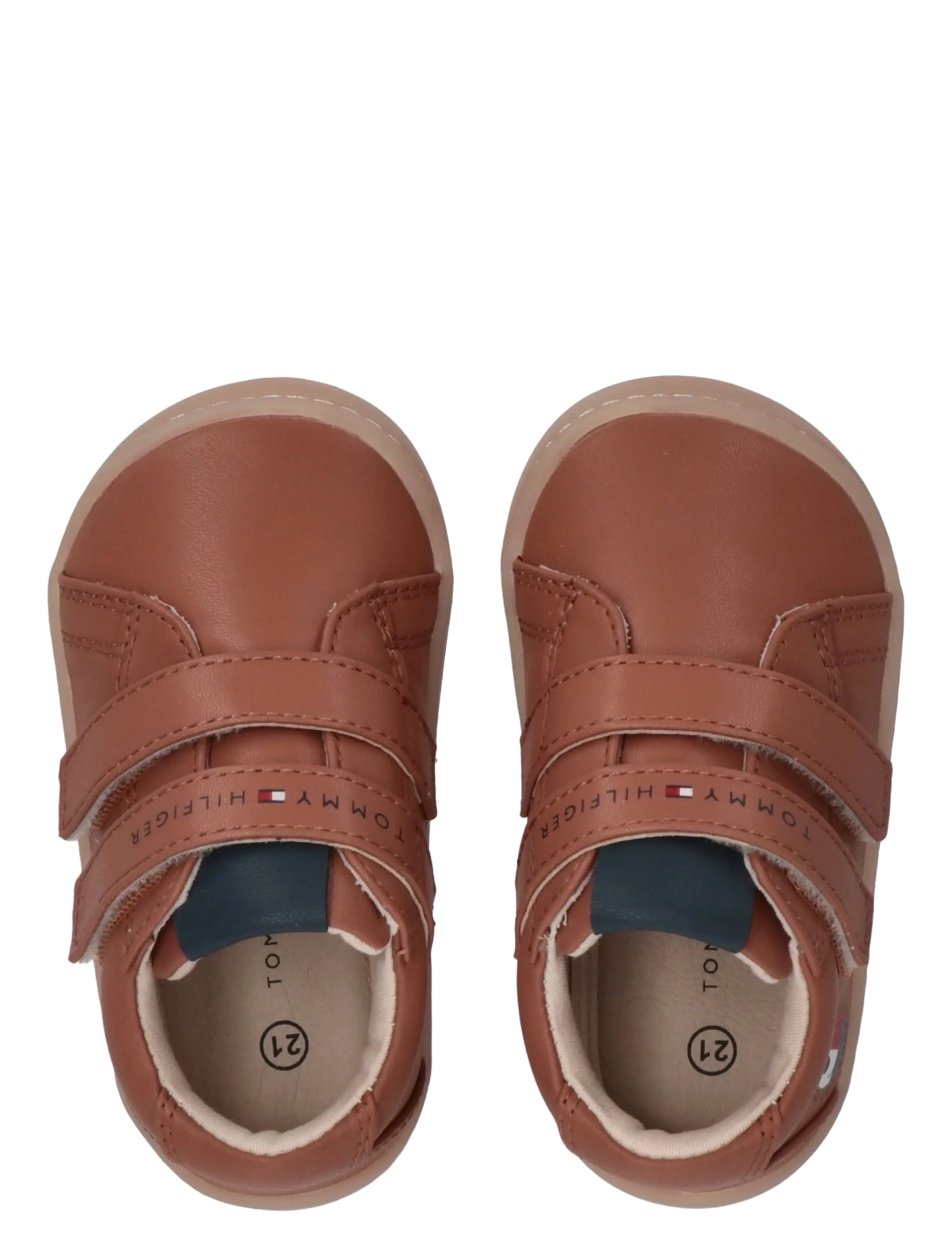 Tommy Hilfiger - MID CUT VELCRO SNEAKER NUDE - lave sneakers - tobacco - 2