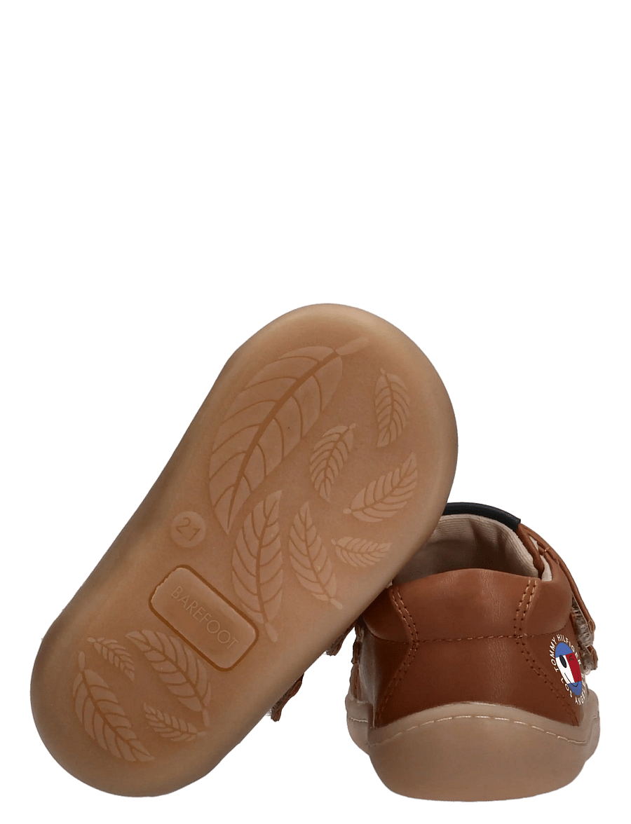 Tommy Hilfiger - MID CUT VELCRO SNEAKER NUDE - lave sneakers - tobacco - 3