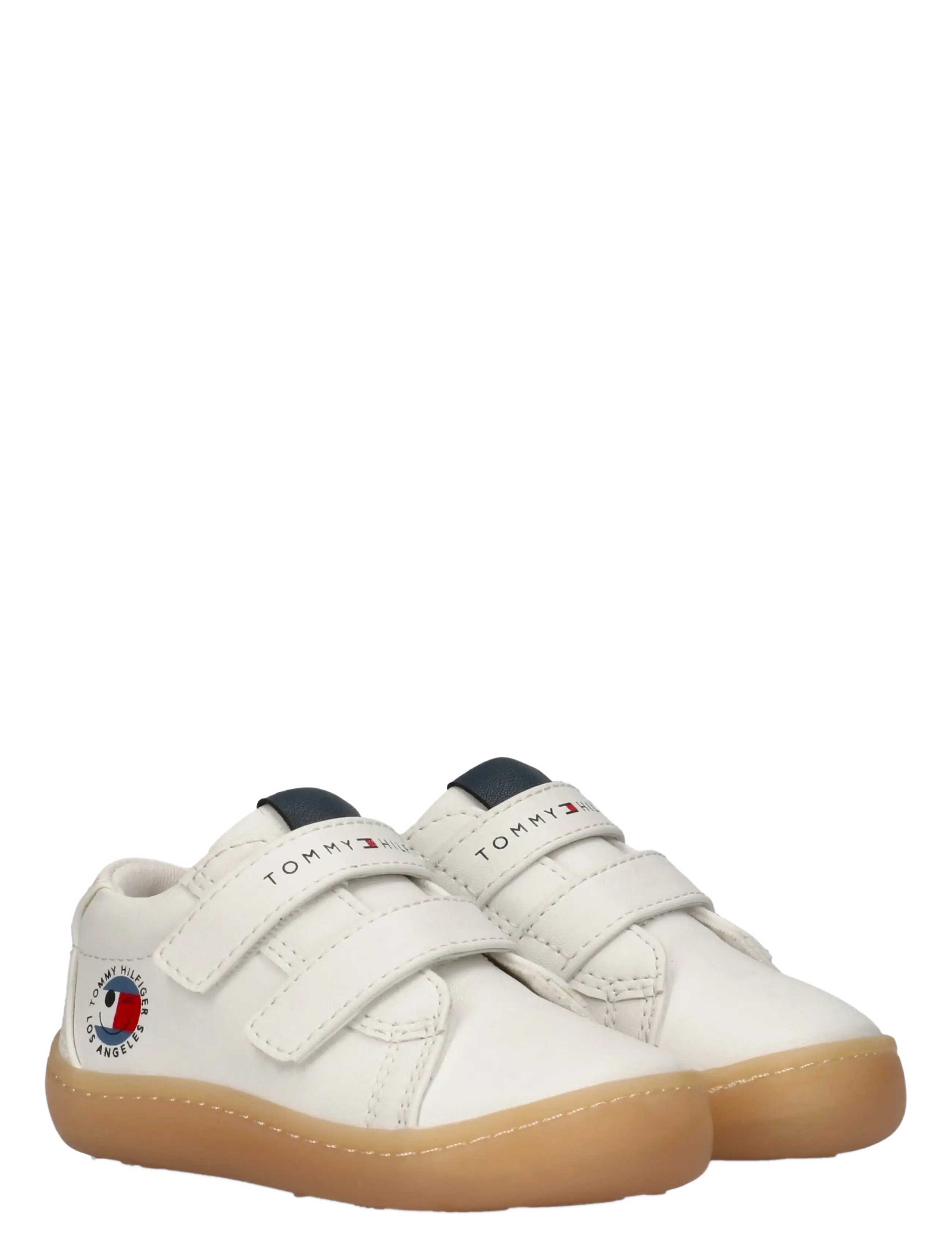 Tommy Hilfiger Mid Cut Velcro Sneaker Nude, 20, Sneakers, Creme - Low-top Baby