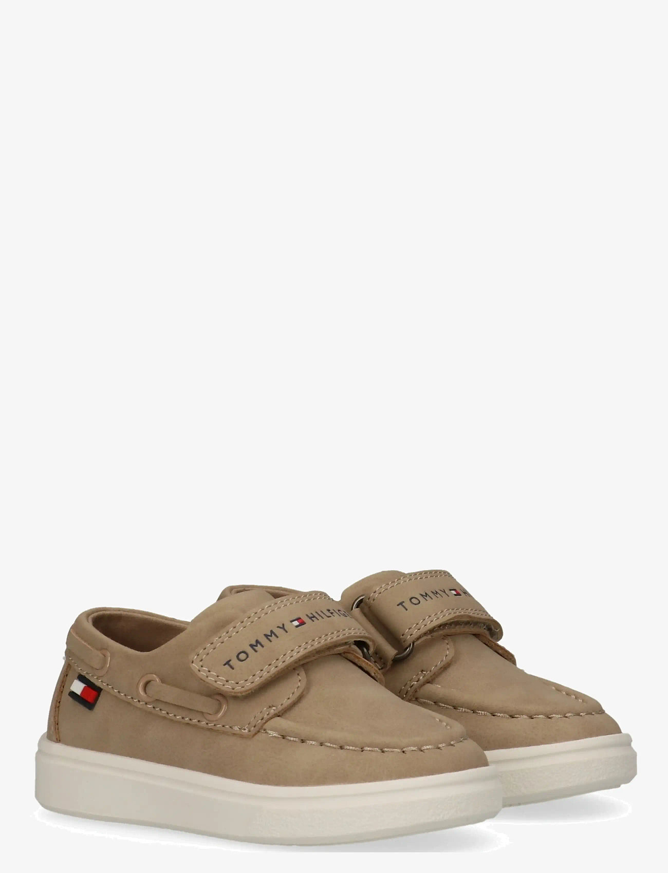 Tommy Hilfiger - TOMMY HILFIGER LOW CUT VELCRO SHOE - låga sneakers - beige - 0