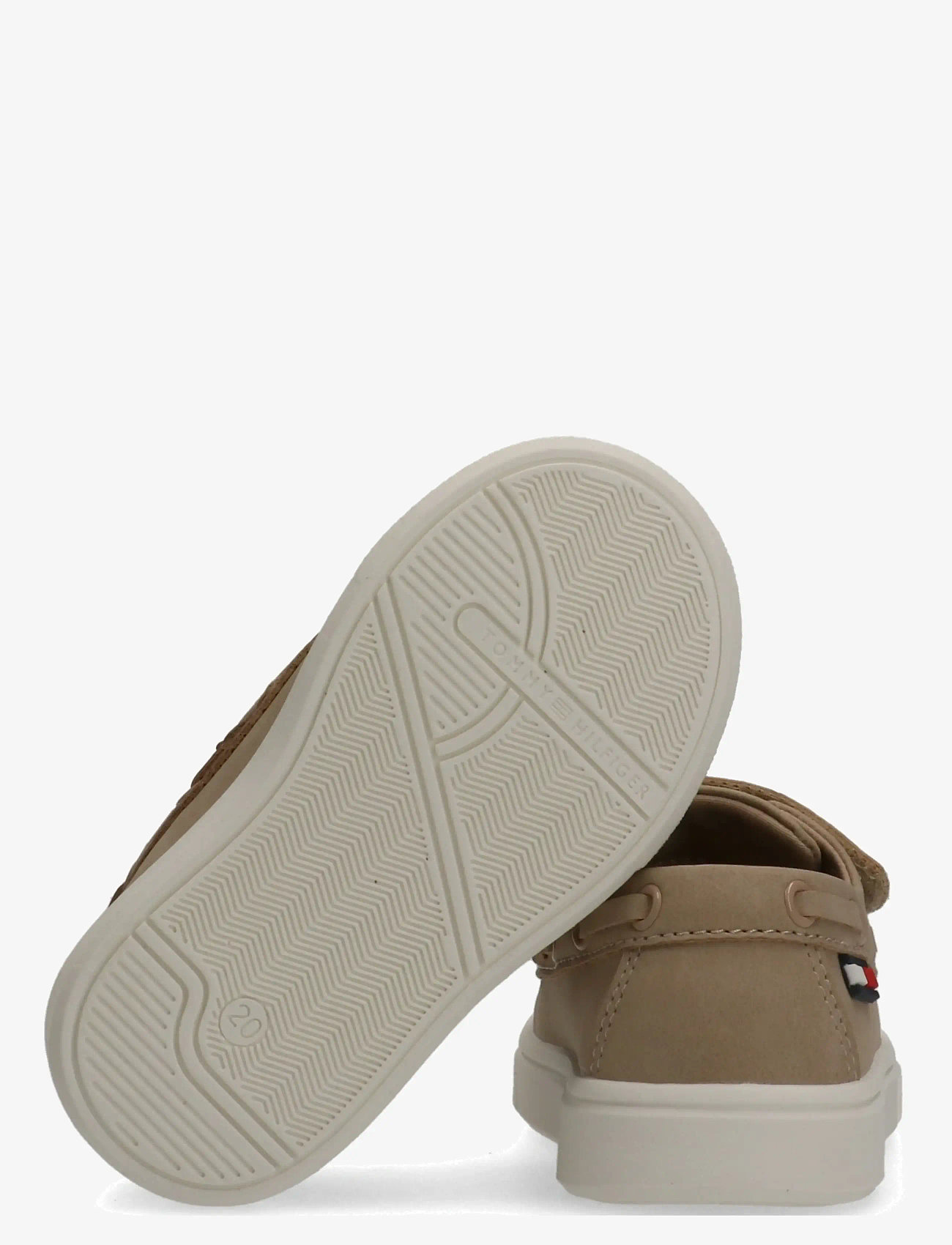 Tommy Hilfiger - TOMMY HILFIGER LOW CUT VELCRO SHOE - låga sneakers - beige - 3