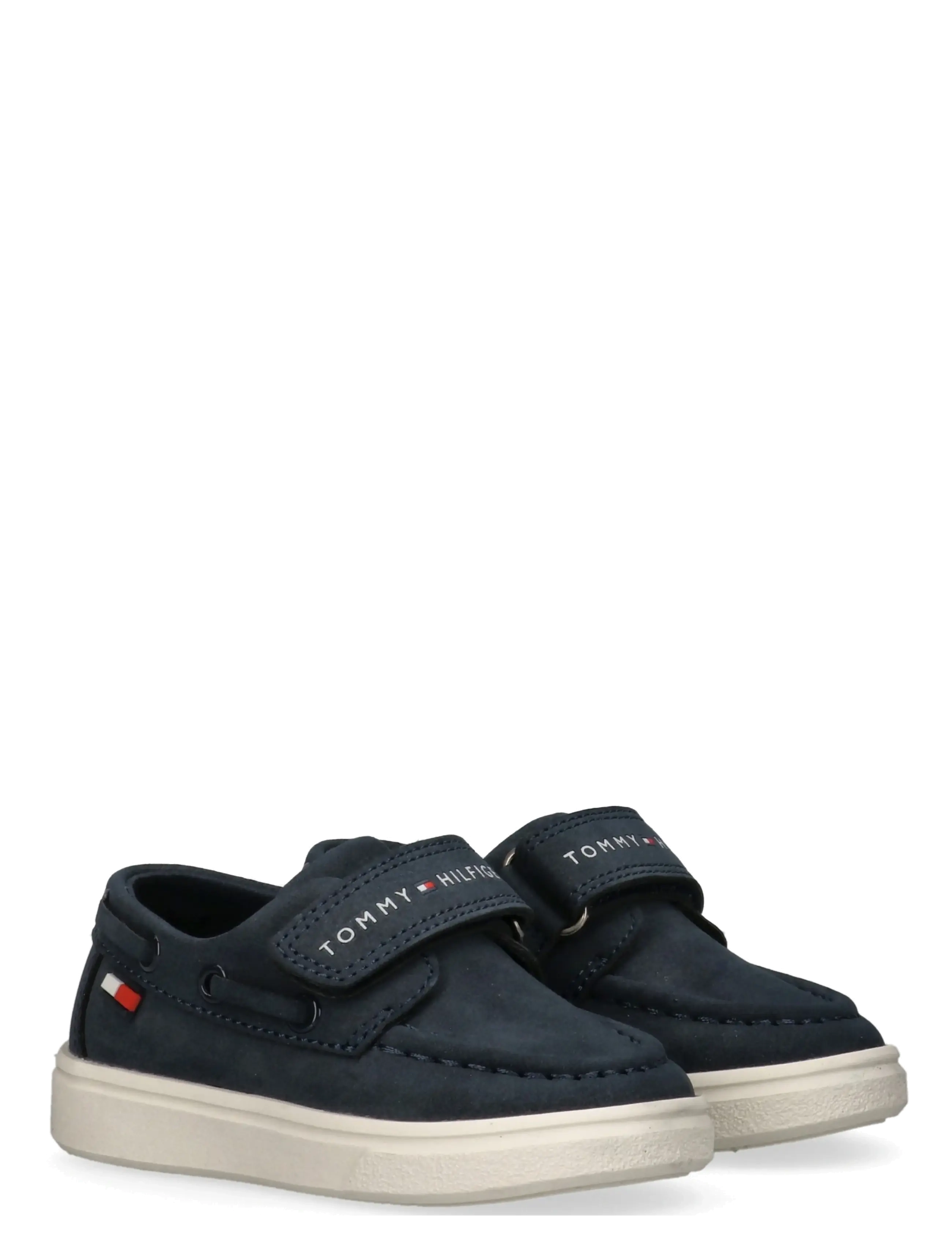 TOMMY HILFIGER LOW CUT VELCRO SHOE - BLUE