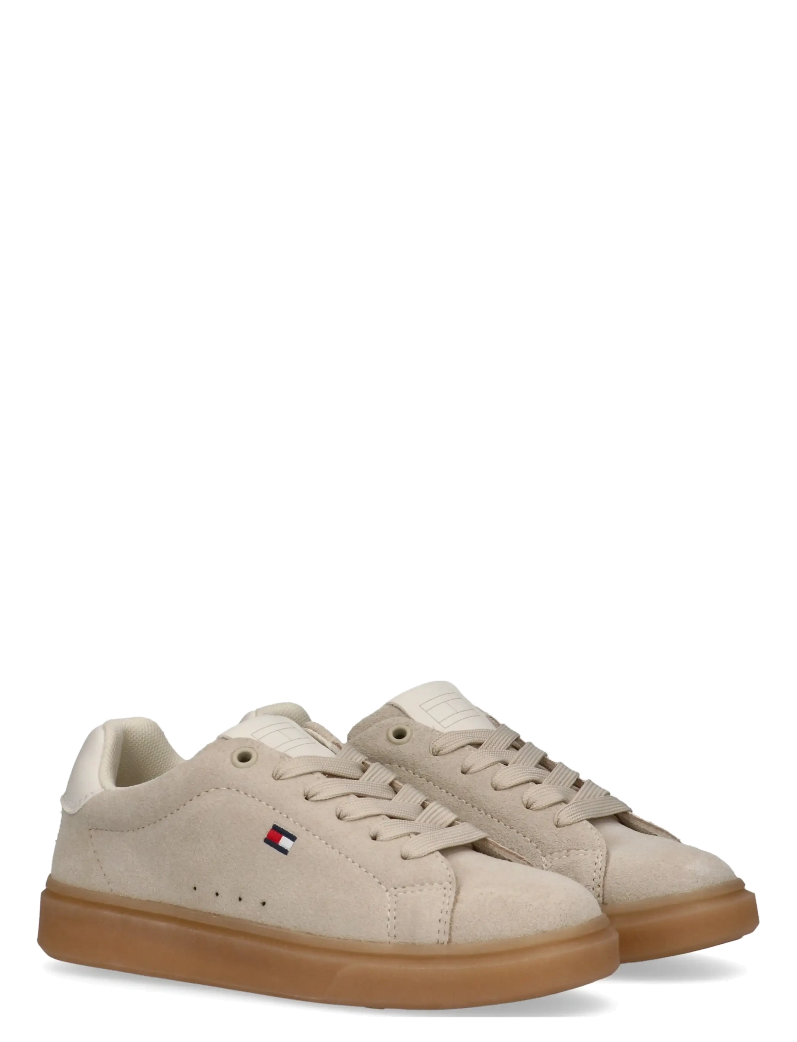 Tommy Hilfiger Low Cut Lace-Up Sneaker, 30, Sneakers, Beige - Low-top Kinder