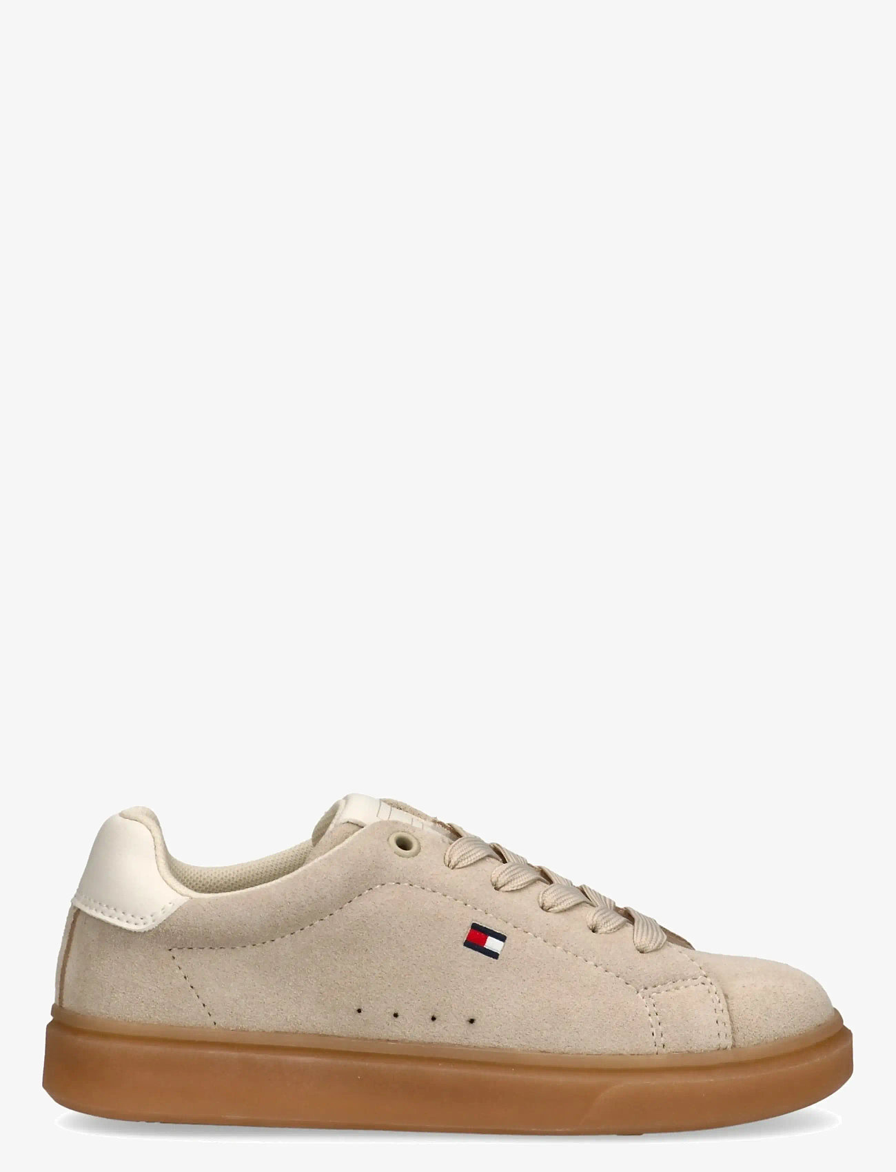 Tommy Hilfiger - TOMMY HILFIGER LOW CUT LACE-UP SNEAKER - niedriger schnitt - beige/off white - 1