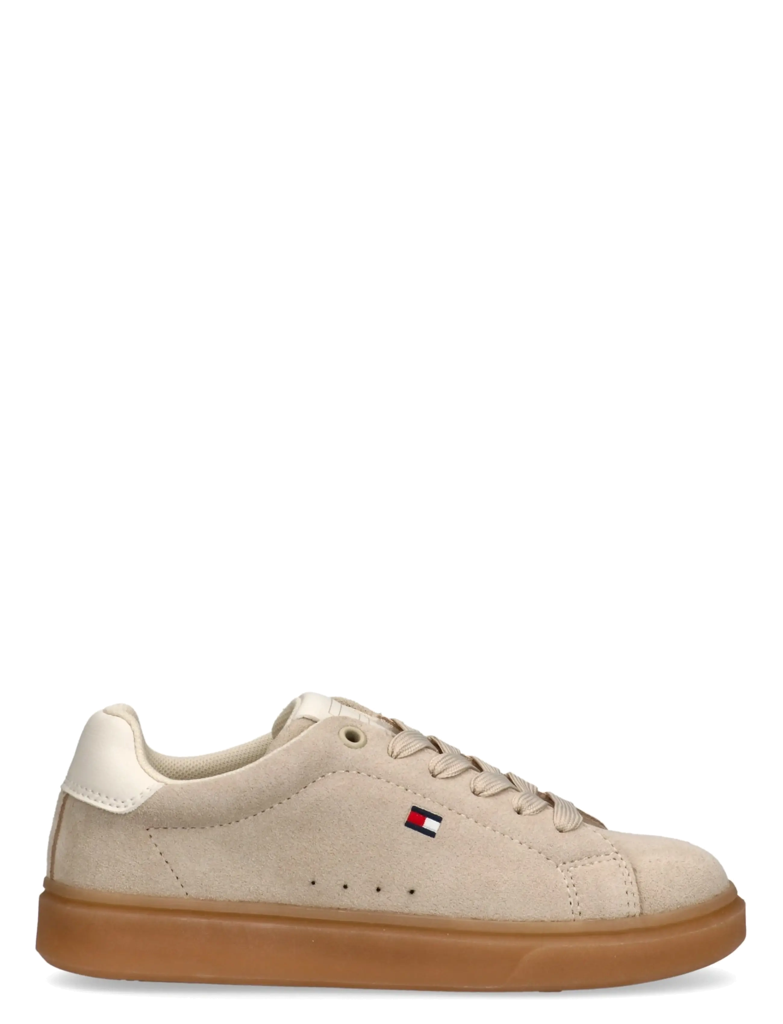 Tommy Hilfiger - TOMMY HILFIGER LOW CUT LACE-UP SNEAKER - lave sneakers - beige/off white - 1