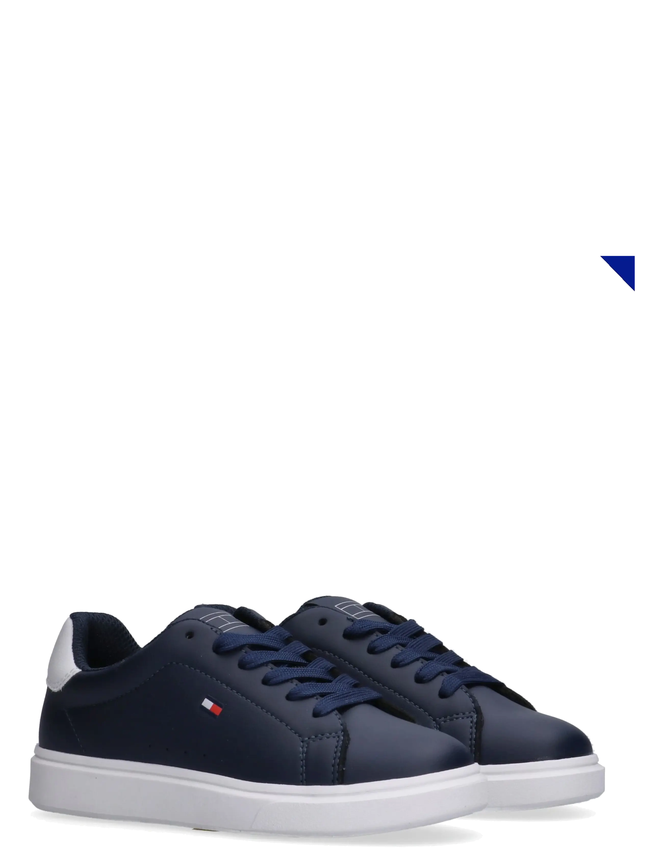 Tommy Hilfiger Low Cut Lace-Up Sneaker, Børn, Lavskaftet Snøresneaker, Navy, Str: 31