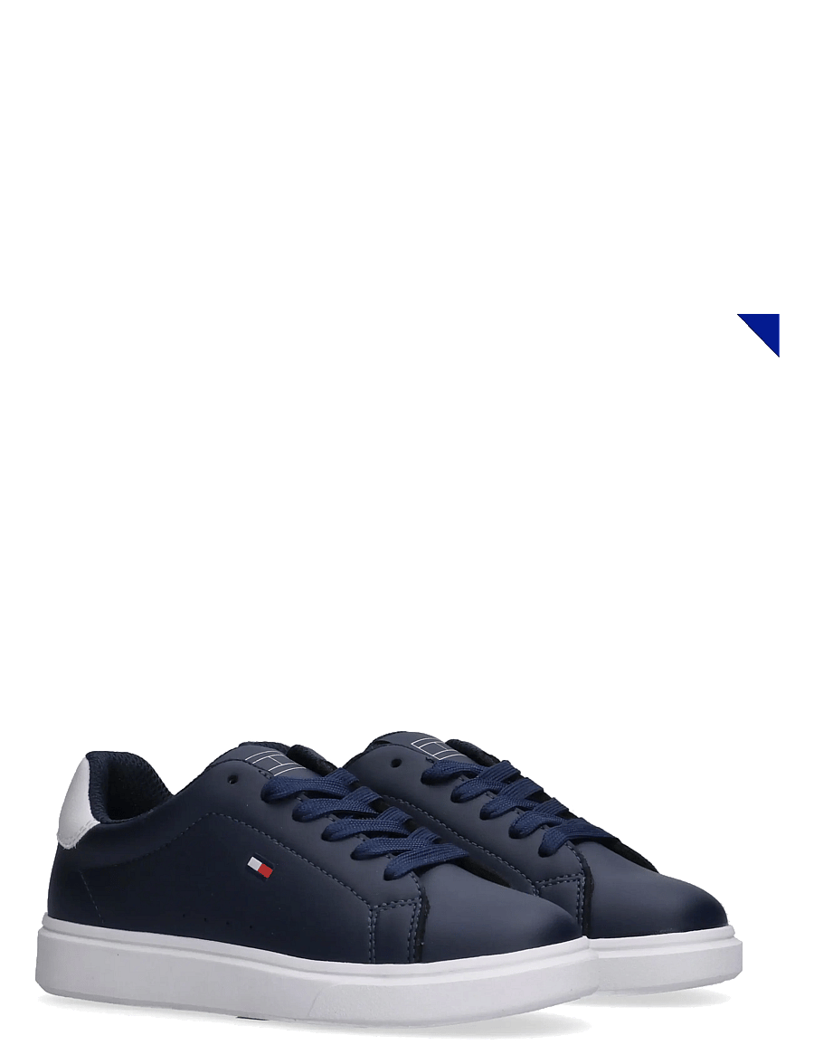 Tommy Hilfiger - TOMMY HILFIGER LOW CUT LACE-UP SNEAKER - niedriger schnitt - blue/white - 0