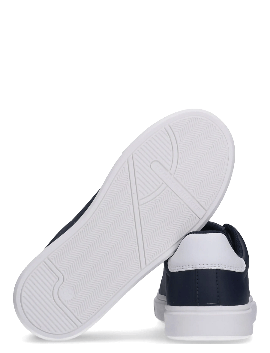 Tommy Hilfiger - TOMMY HILFIGER LOW CUT LACE-UP SNEAKER - niedriger schnitt - blue/white - 3