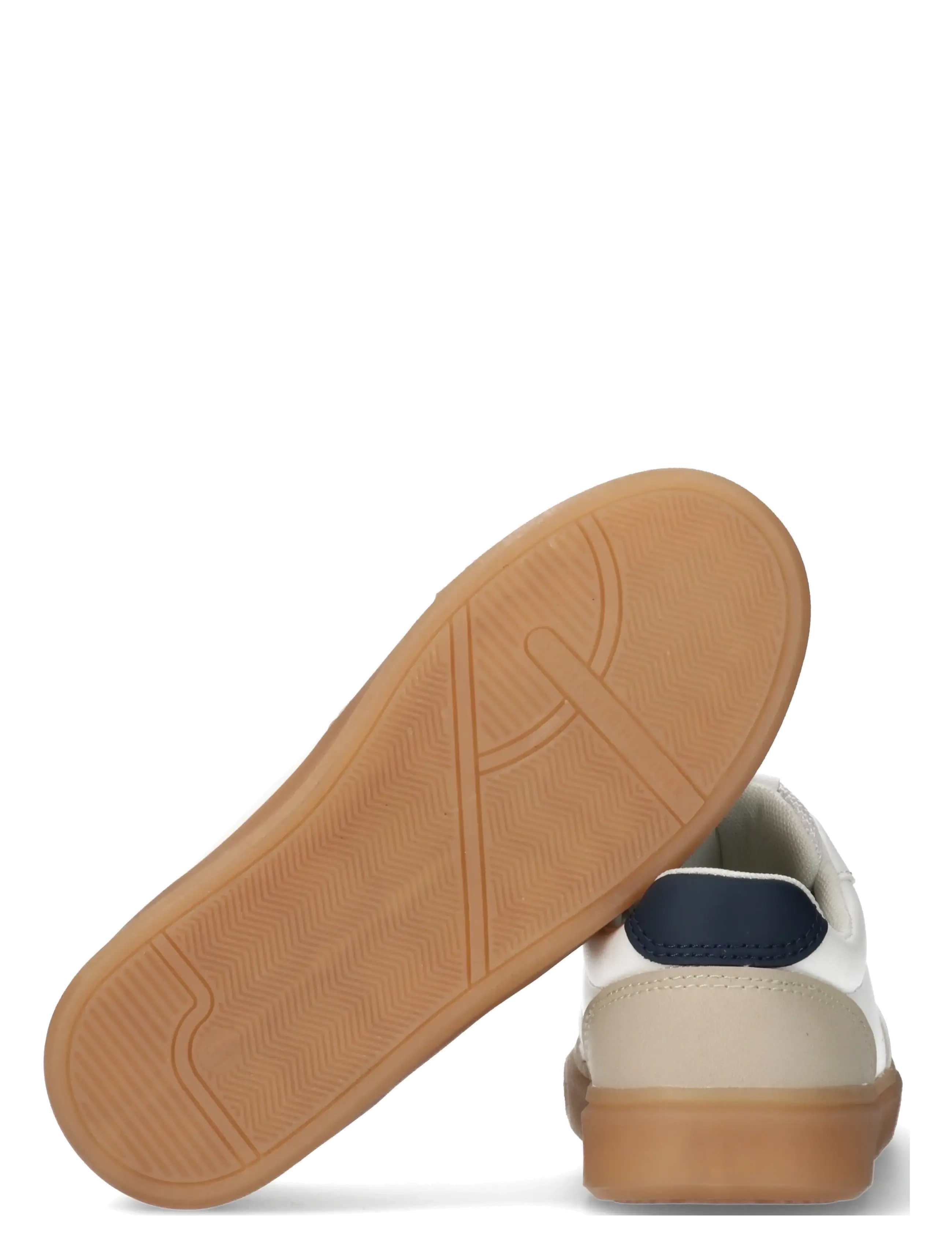Tommy Hilfiger - TOMMY HILFIGER LOW CUT LACE-UP SNEAKER - niedriger schnitt - beige/white/blue - 3