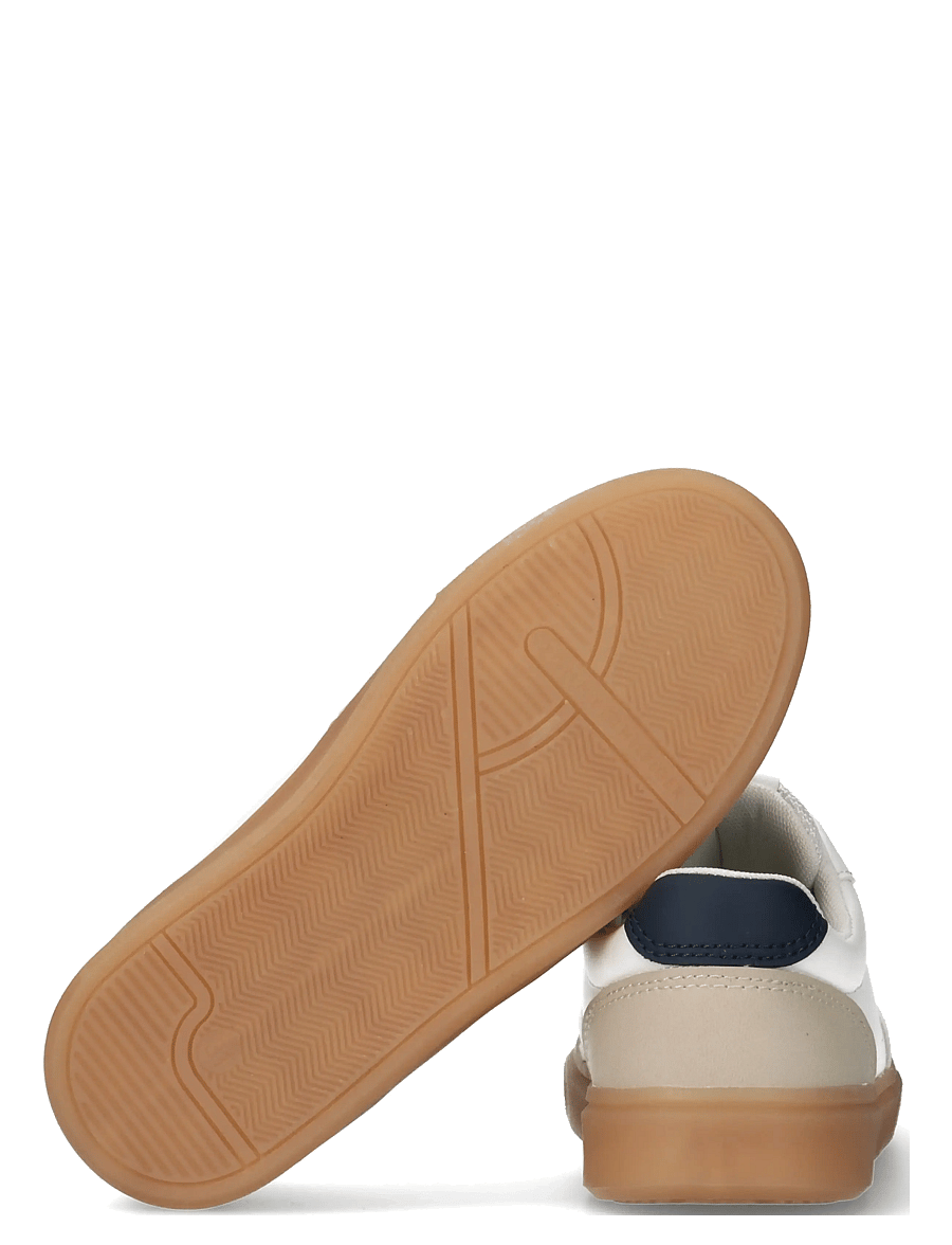 Tommy Hilfiger - TOMMY HILFIGER LOW CUT LACE-UP SNEAKER - niedriger schnitt - beige/white/blue - 3
