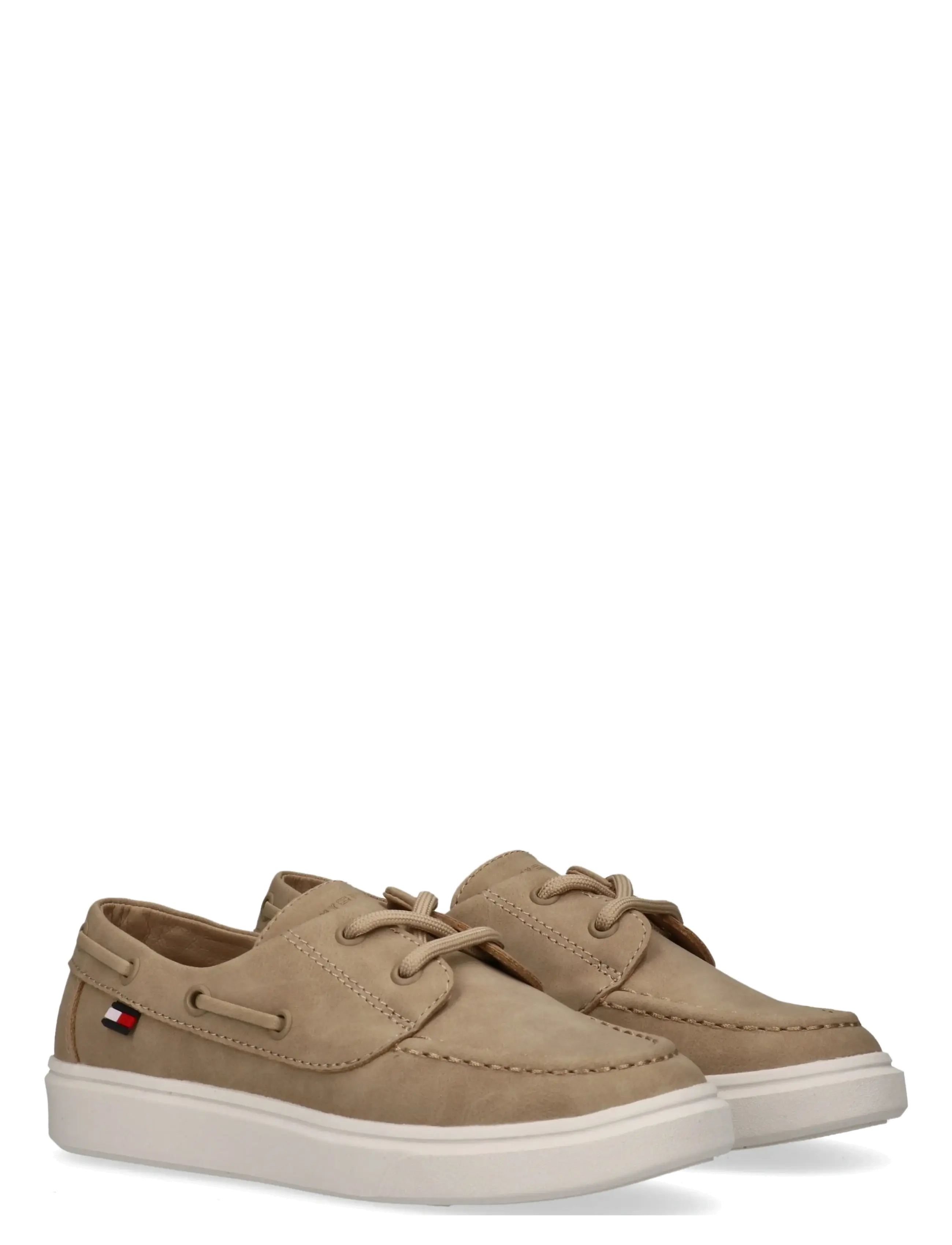 Tommy Hilfiger TOMMY HILFIGER LOW CUT LACE-UP SHOE - Skor - BEIGE / beige