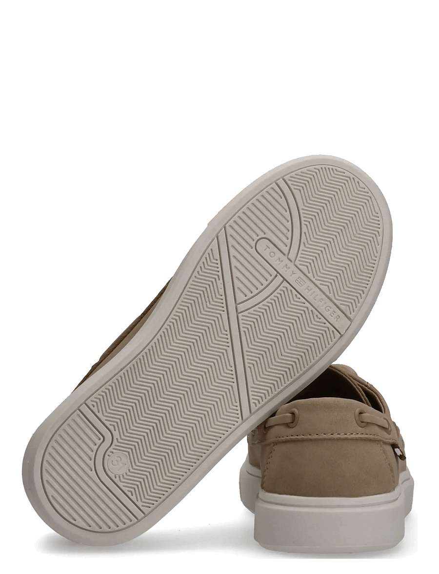 Tommy Hilfiger - TOMMY HILFIGER LOW CUT LACE-UP SHOE - niedriger schnitt - beige - 3