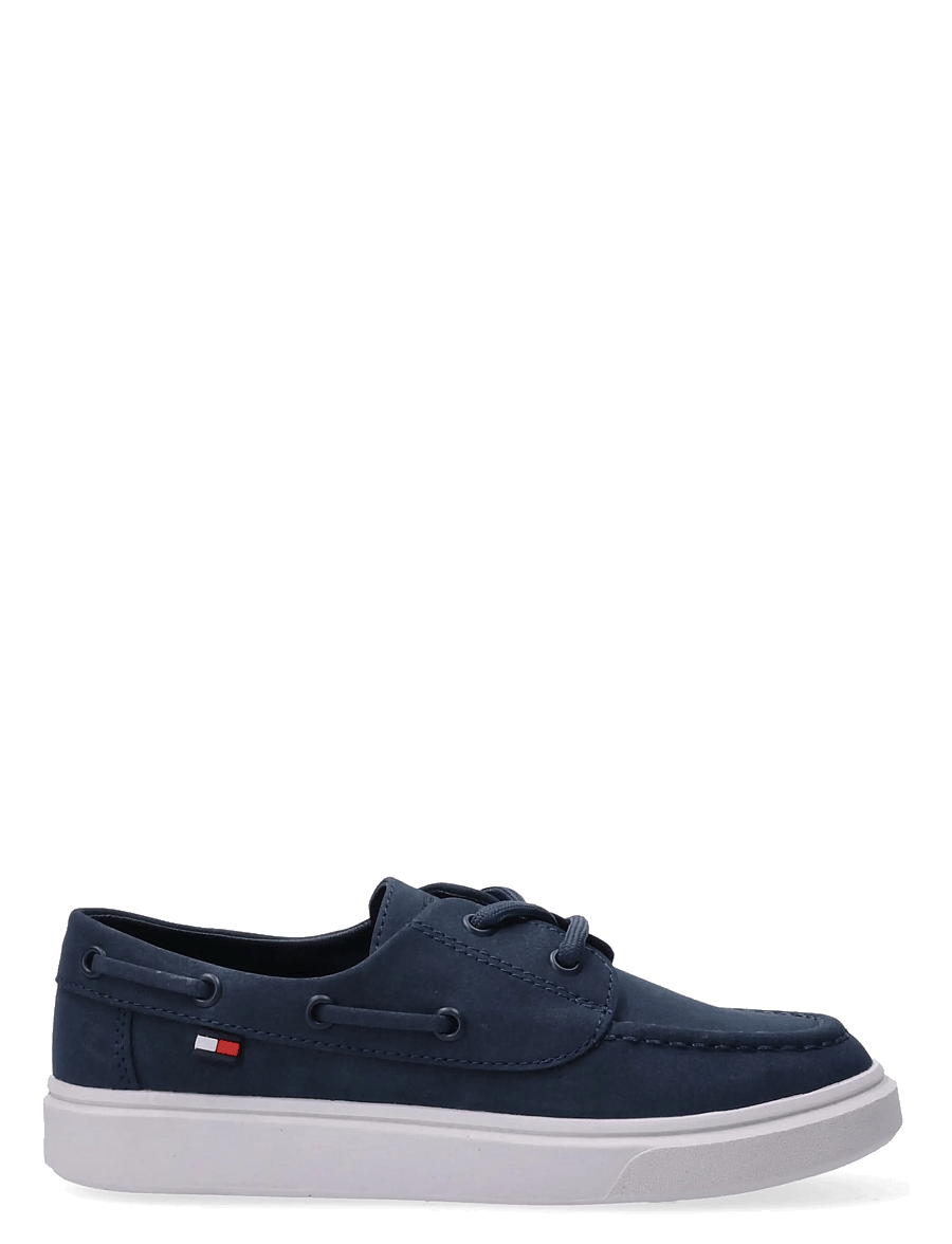 Tommy Hilfiger - TOMMY HILFIGER LOW CUT LACE-UP SHOE - niedriger schnitt - blue - 1
