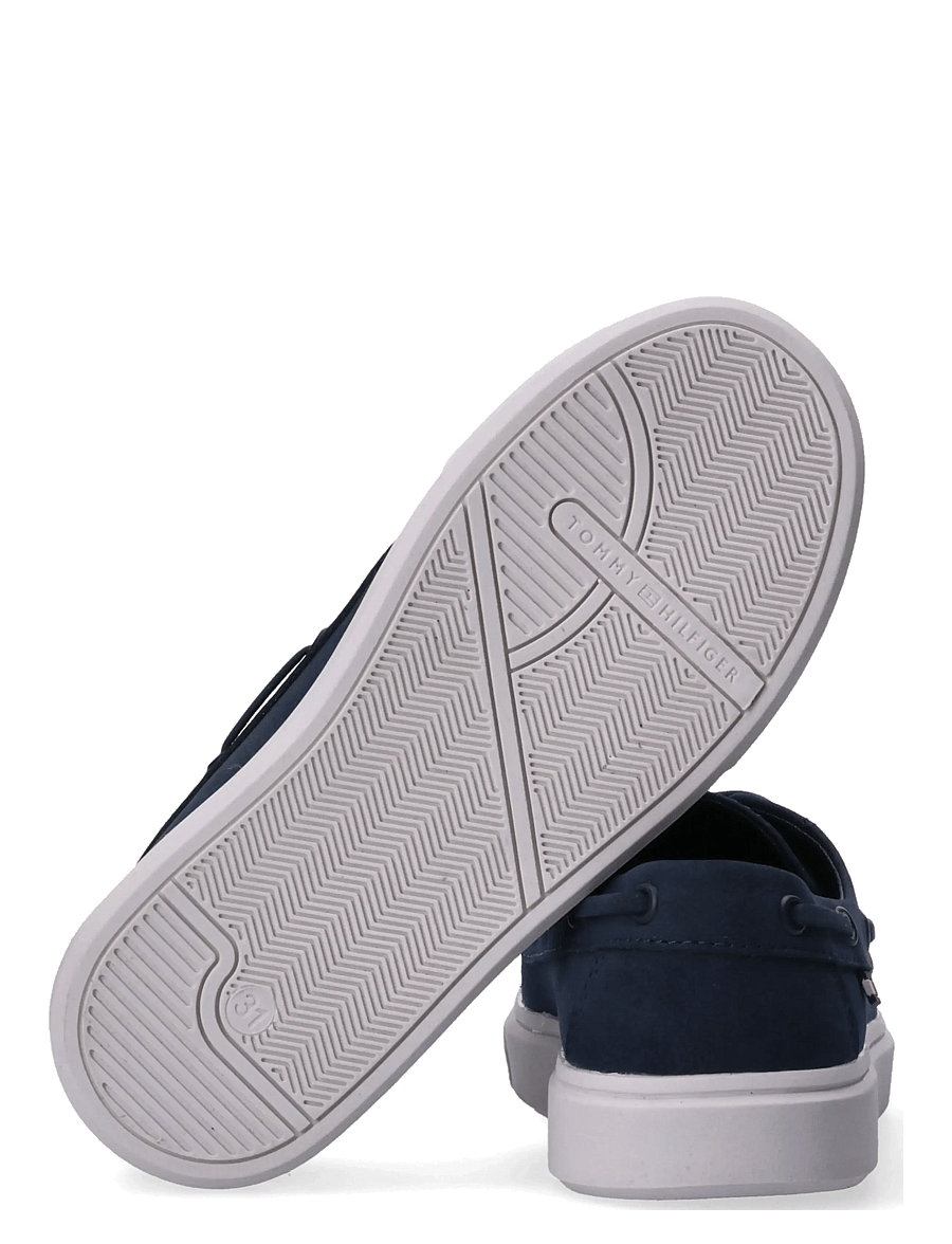 Tommy Hilfiger - TOMMY HILFIGER LOW CUT LACE-UP SHOE - niedriger schnitt - blue - 3