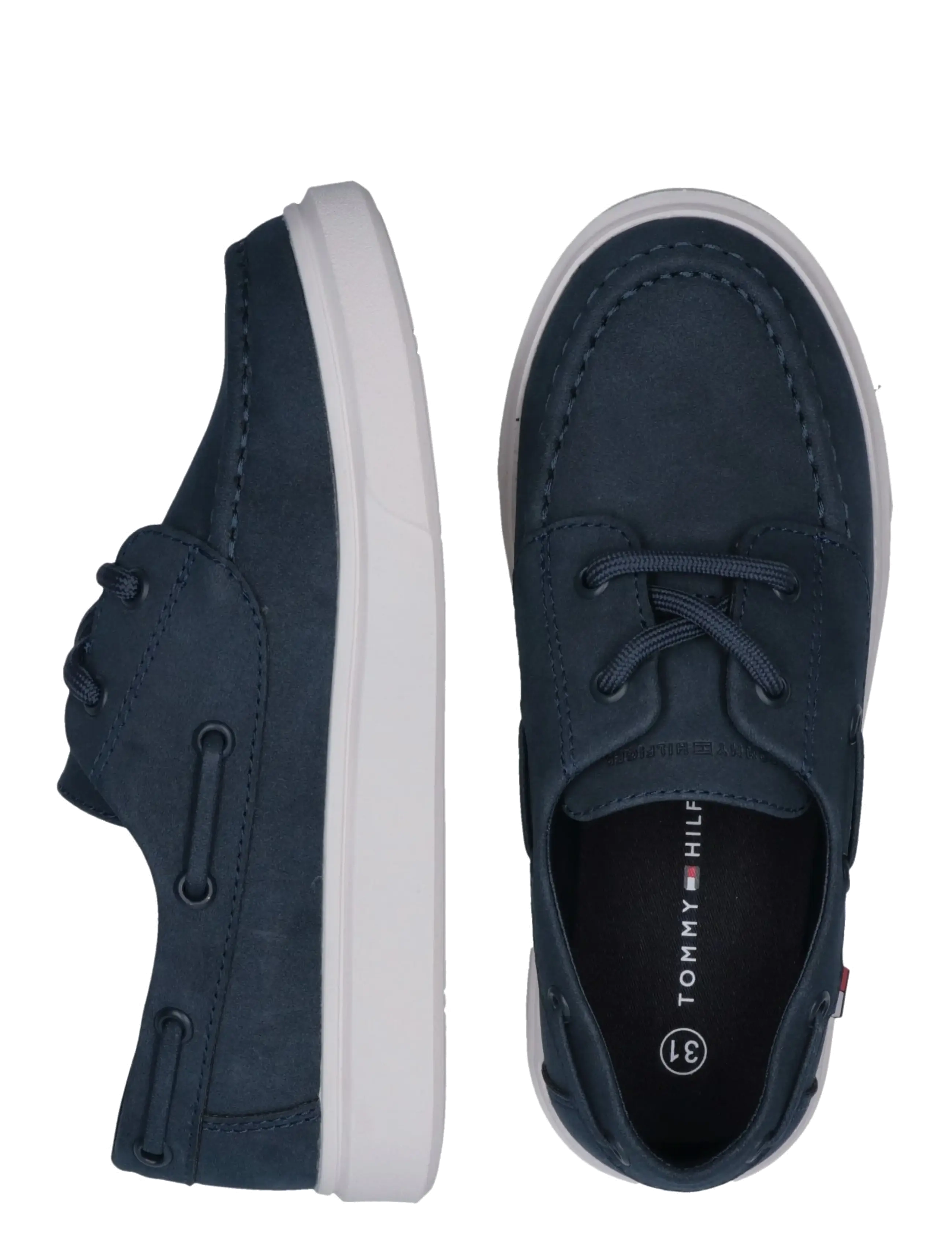 Tommy Hilfiger - TOMMY HILFIGER LOW CUT LACE-UP SHOE - baskets basses - blue - 4