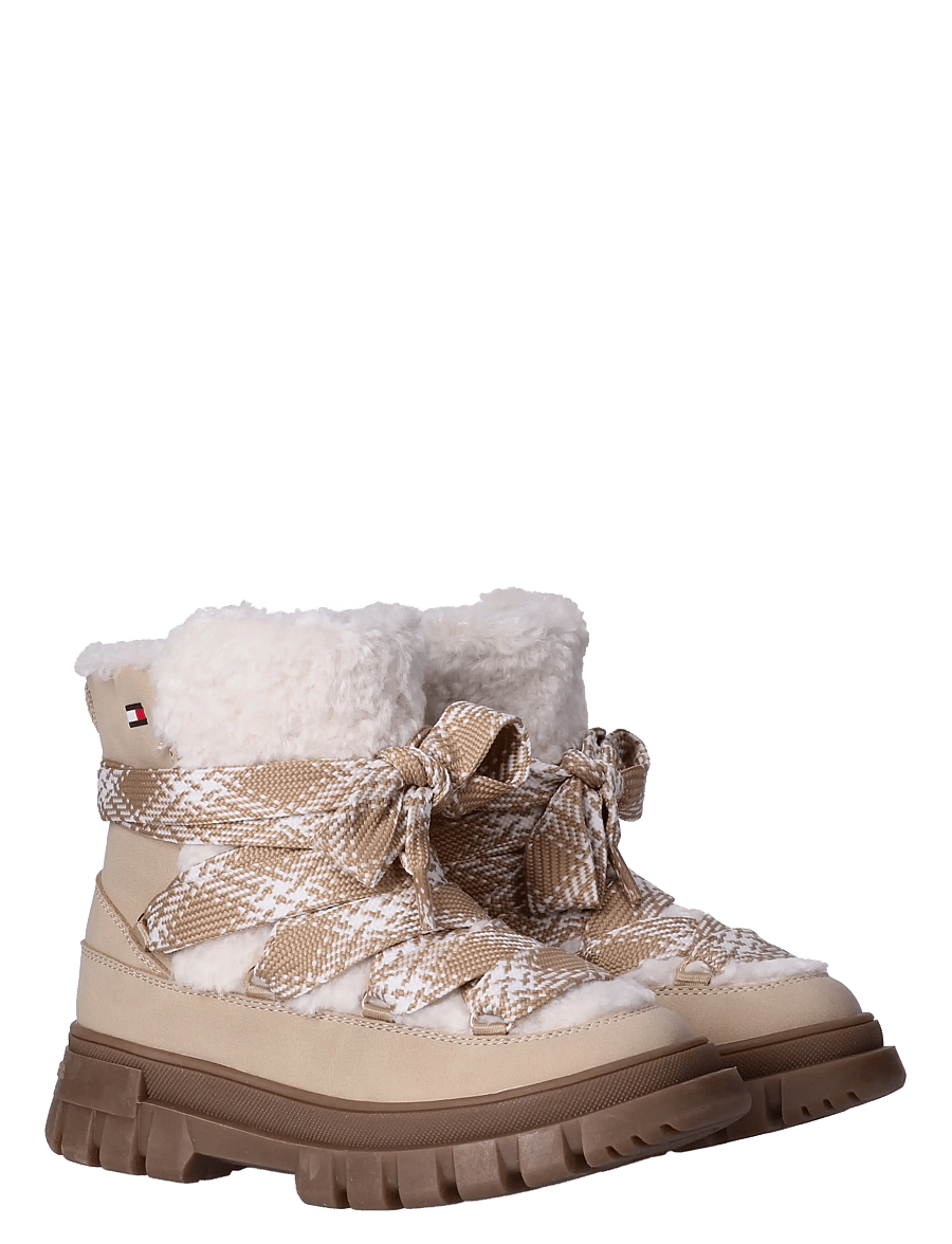 Tommy Hilfiger - BOOTIE BEIGE/OFF WHITE - beige/off white - 0