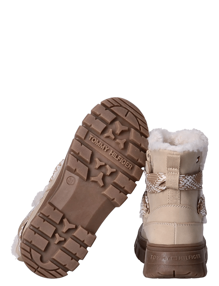 Tommy Hilfiger - BOOTIE BEIGE/OFF WHITE - beige/off white - 3