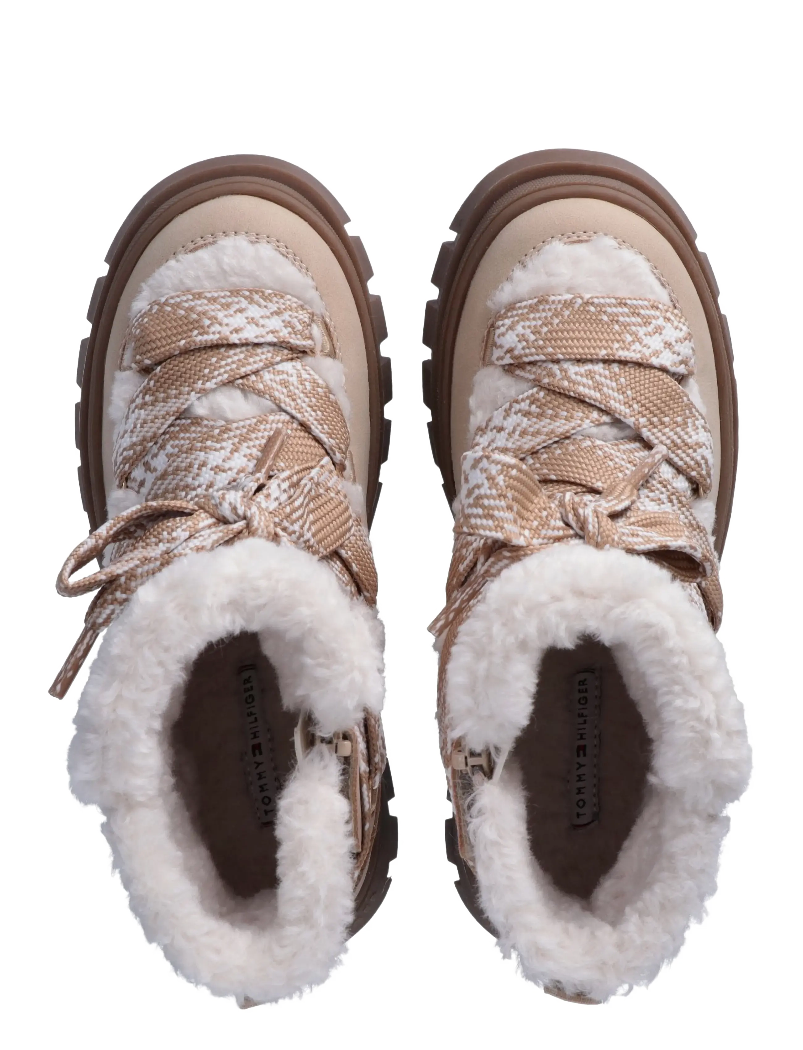 Tommy Hilfiger - BOOTIE BEIGE/OFF WHITE - beige/off white - 4
