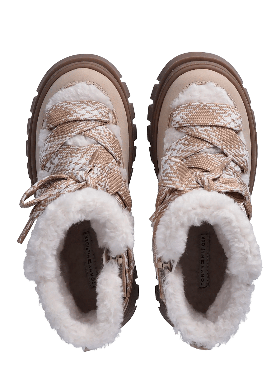 Tommy Hilfiger - BOOTIE BEIGE/OFF WHITE - beige/off white - 4
