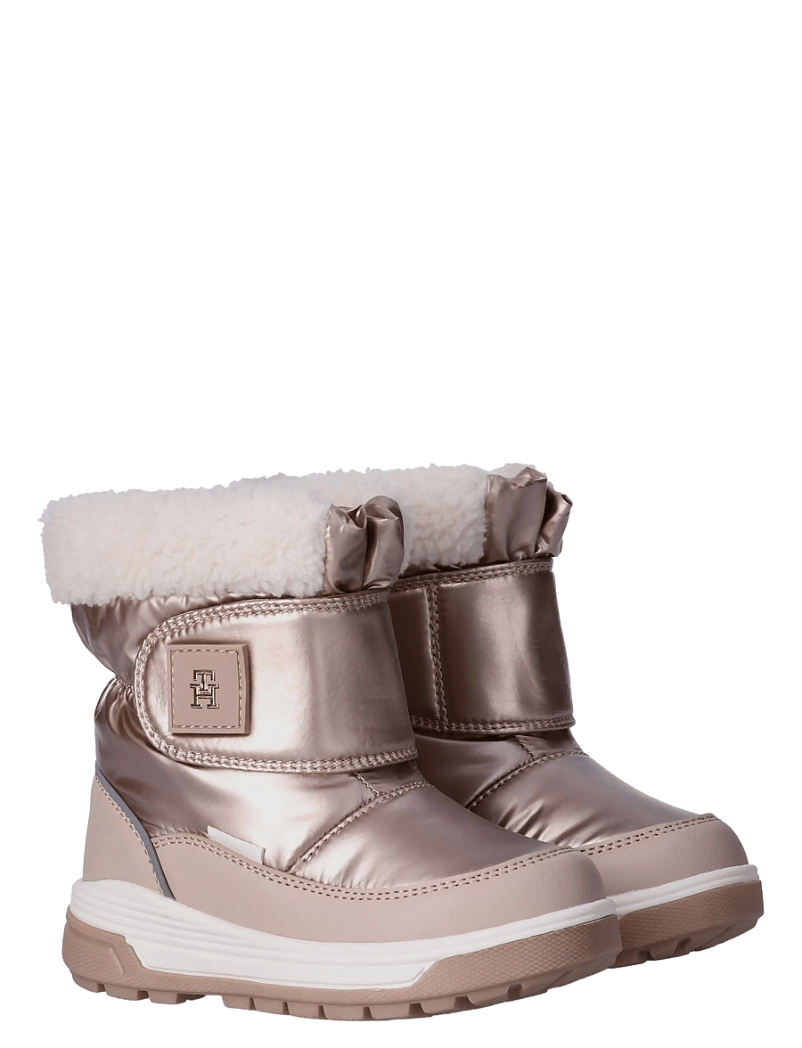 Tommy Hilfiger - FUNCTIONAL BOOTIE NUDE - vinterstövlar - nude - 0