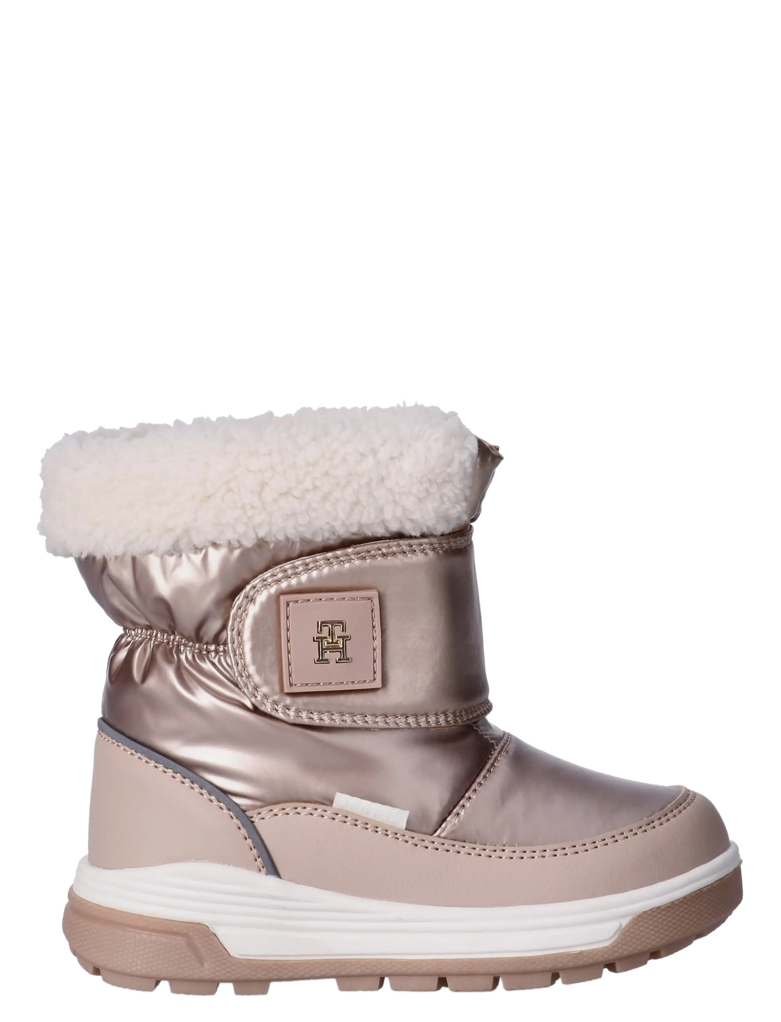 Tommy Hilfiger - FUNCTIONAL BOOTIE NUDE - vinterstövlar - nude - 1