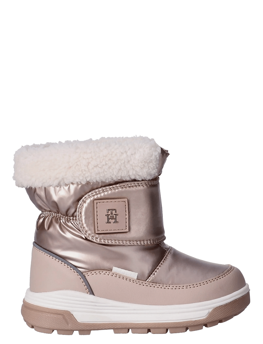 Tommy Hilfiger - FUNCTIONAL BOOTIE NUDE - vinterstövlar - nude - 1
